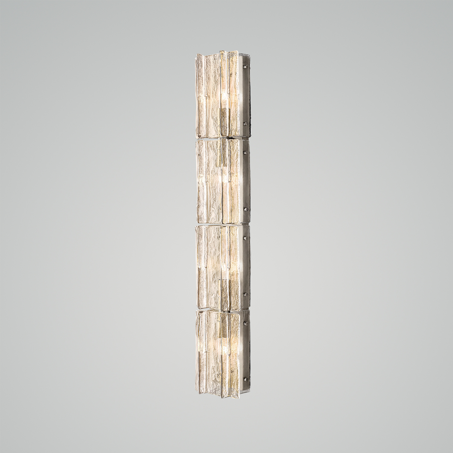 未上传 Lattice Clear Glass Sconce