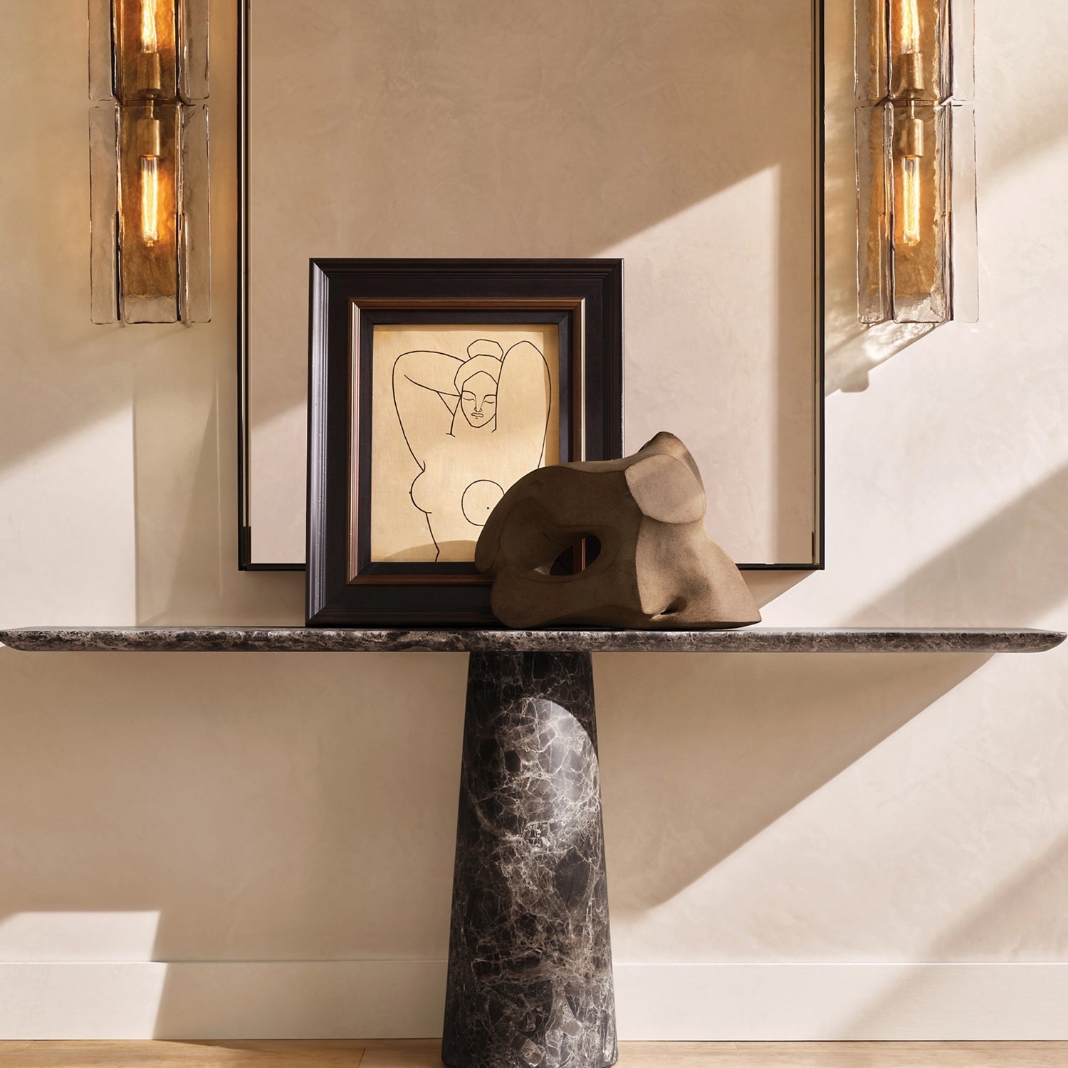 未上传 Lattice Clear Glass Sconce