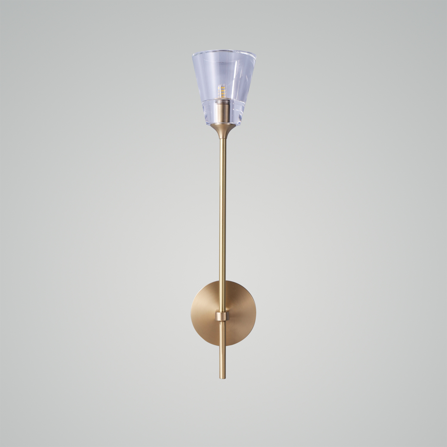 Torche De Verre Sconce