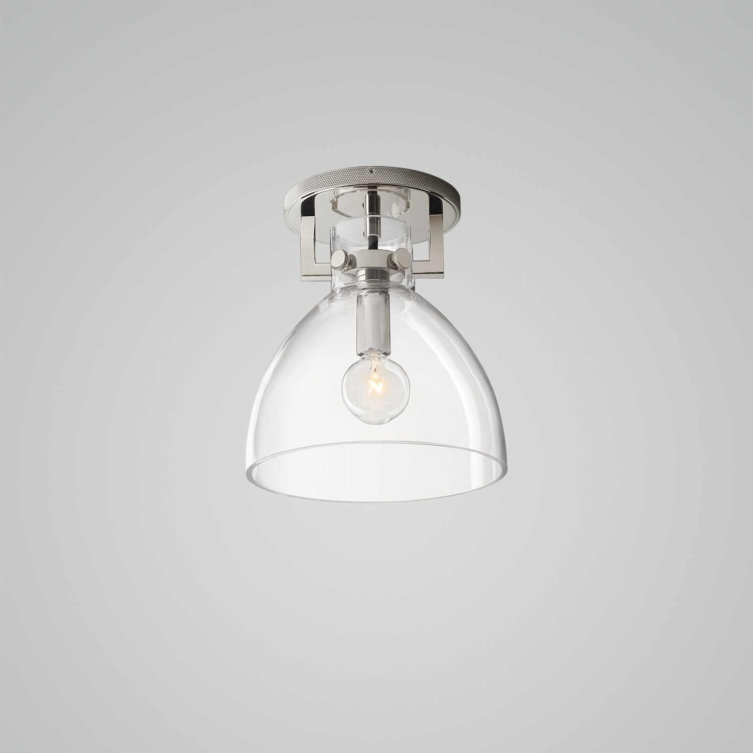 未上传 Machinist Glass Cloche Flushmount