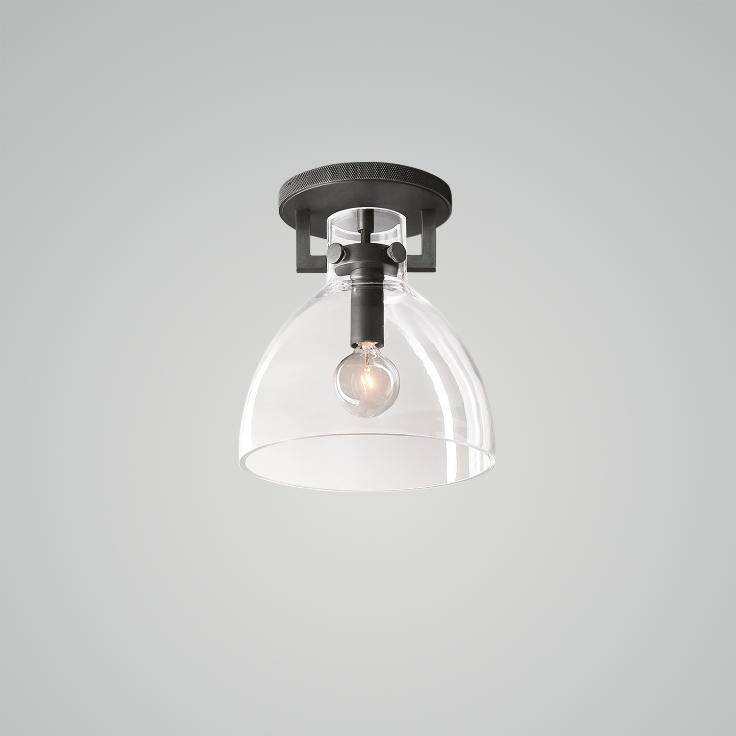 未上传 Machinist Glass Cloche Flushmount