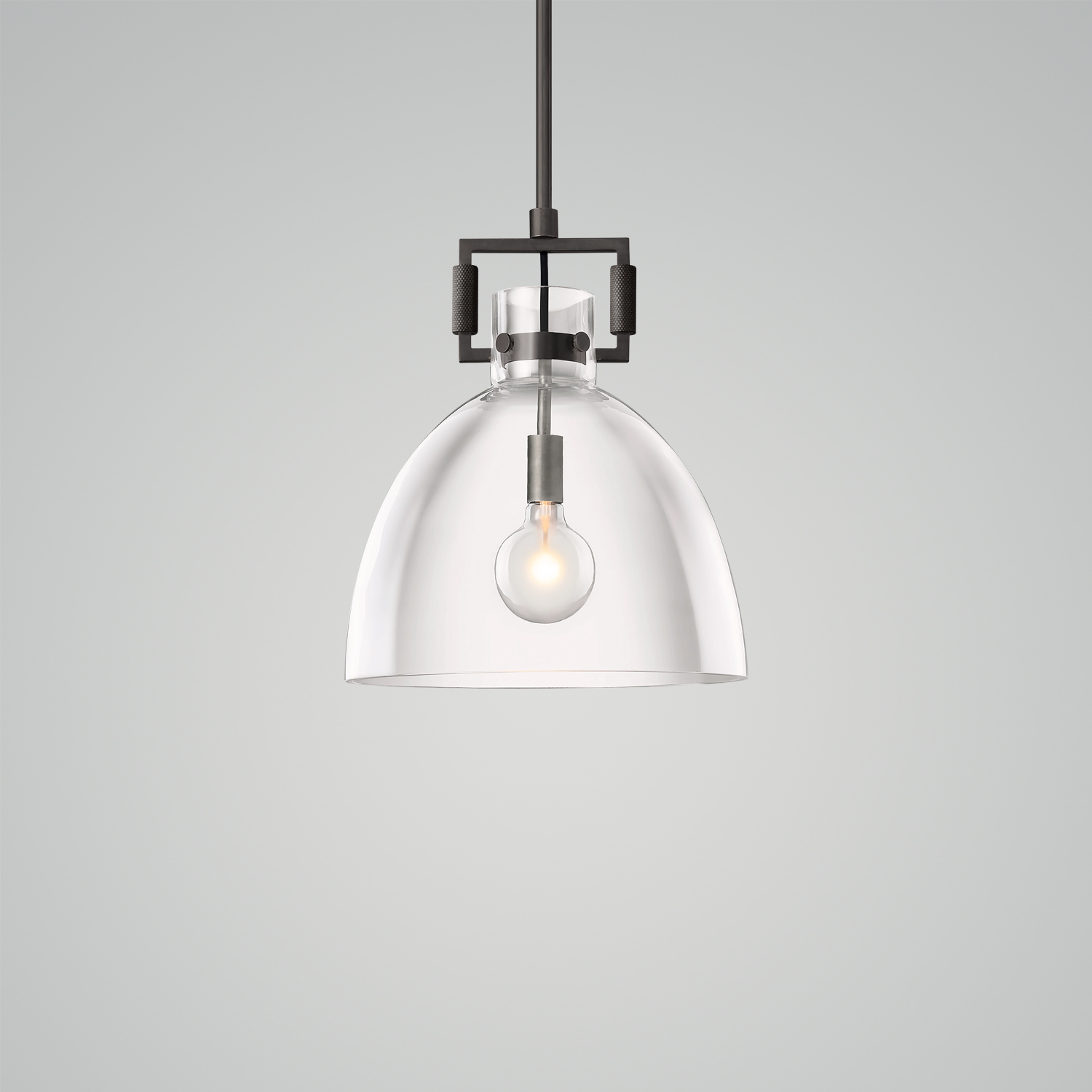 未上传 Machinist Glass Cloche Pendant Light