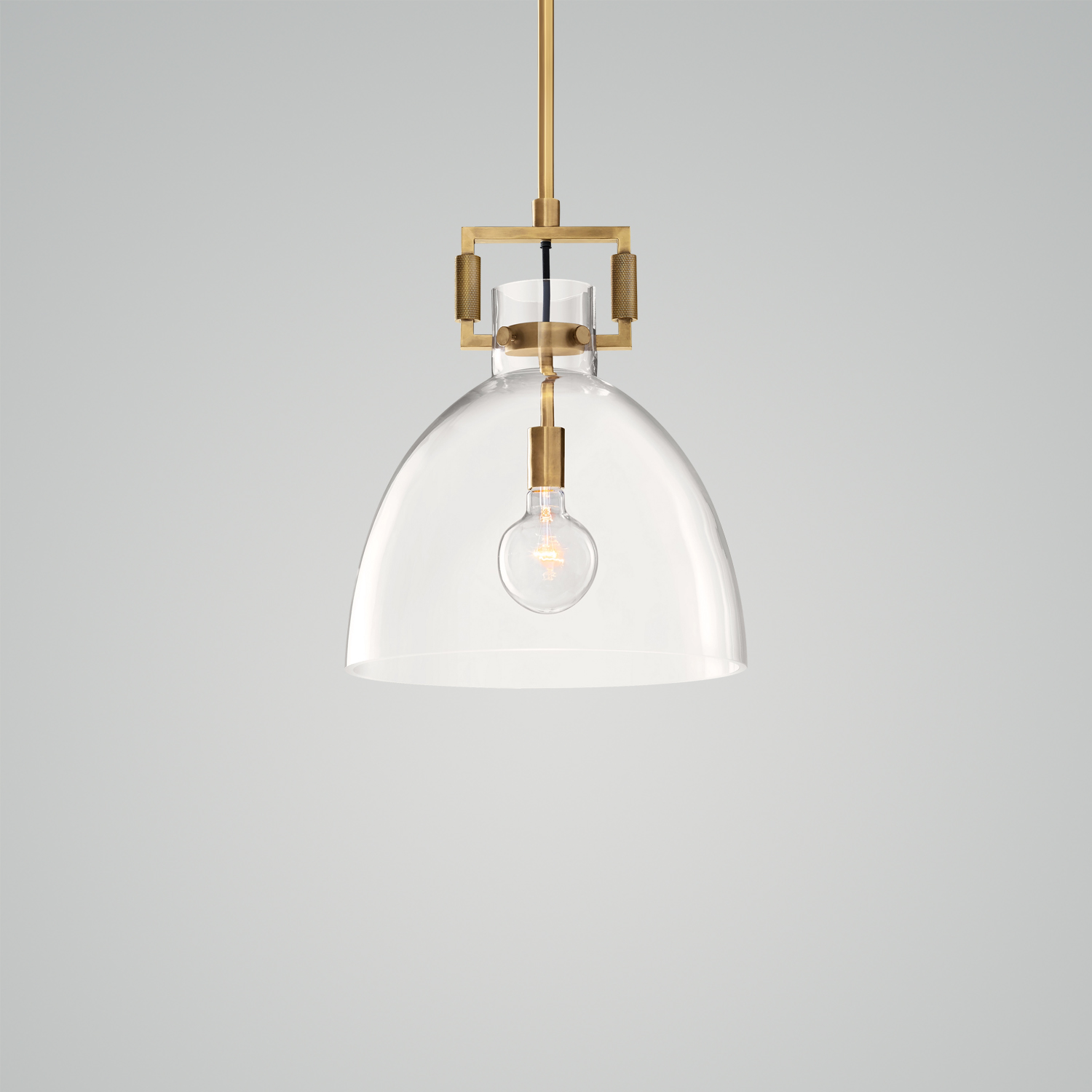未上传 Machinist Glass Cloche Pendant Light