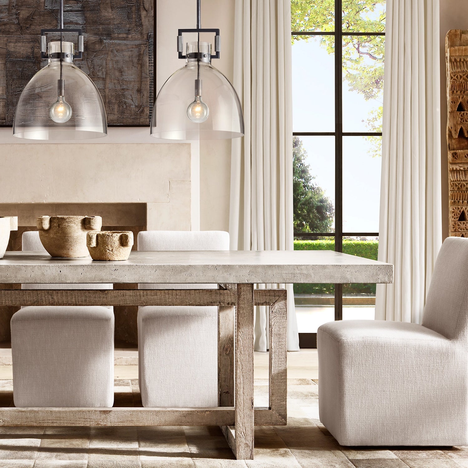 未上传 Machinist Glass Cloche Pendant Light