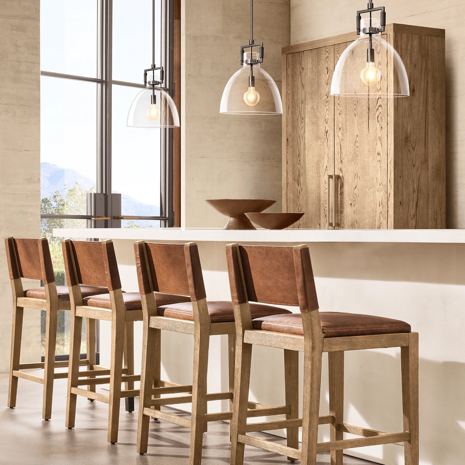 未上传 Machinist Glass Cloche Pendant Light