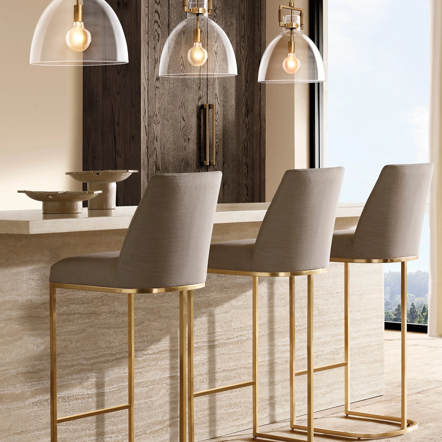 未上传 Machinist Glass Cloche Pendant Light