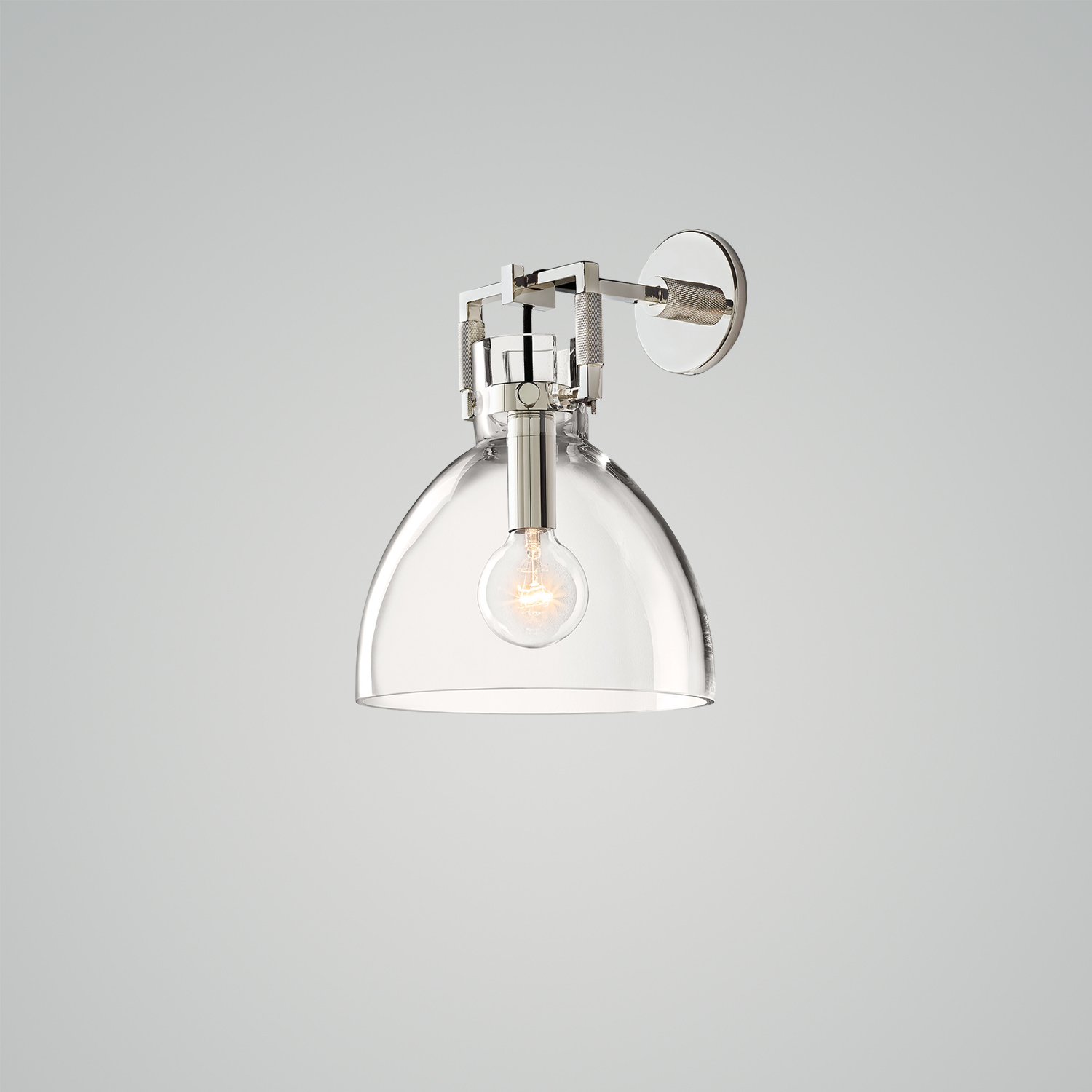 未上传 Machinist Glass Cloche Sconce