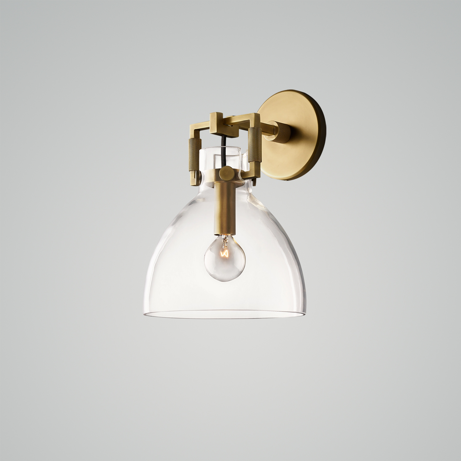 未上传 Machinist Glass Cloche Sconce