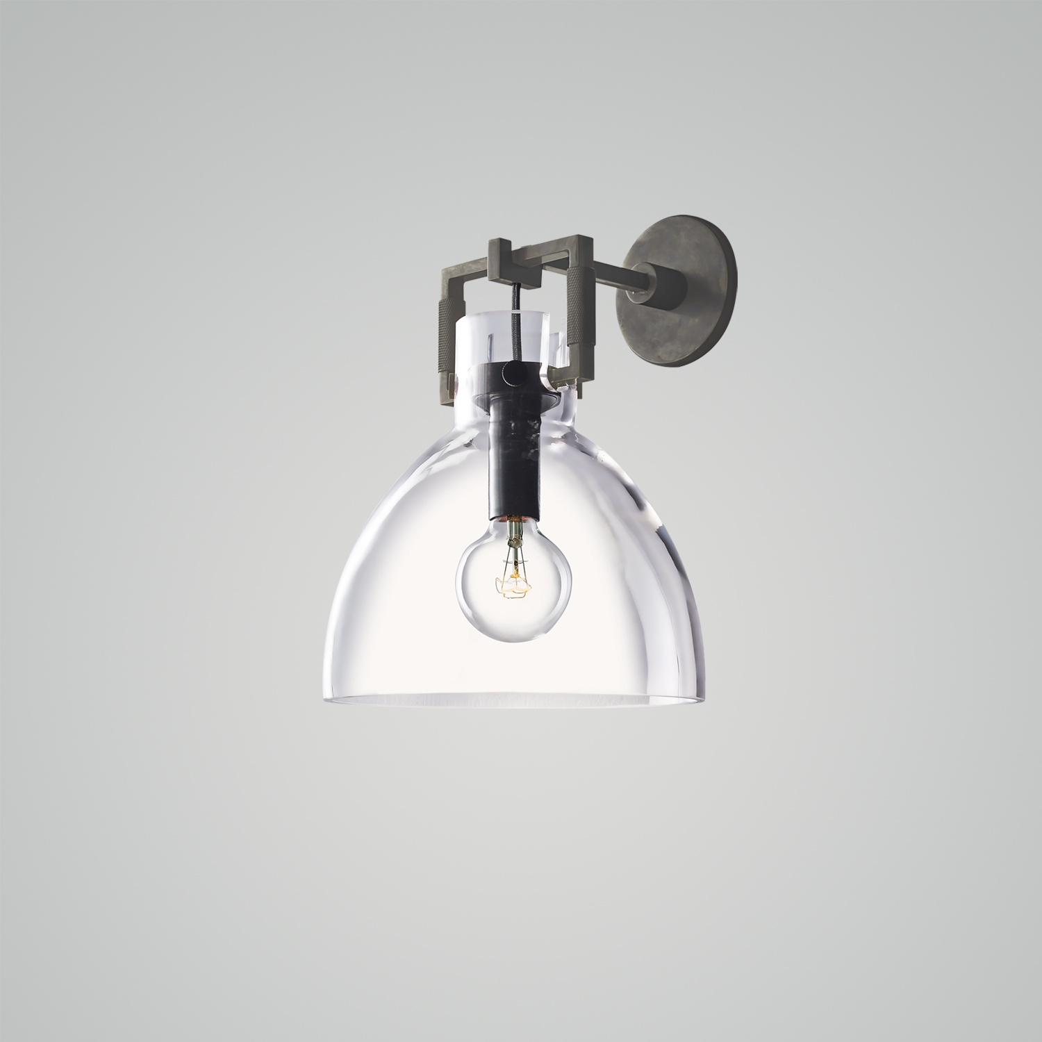 未上传 Machinist Glass Cloche Sconce