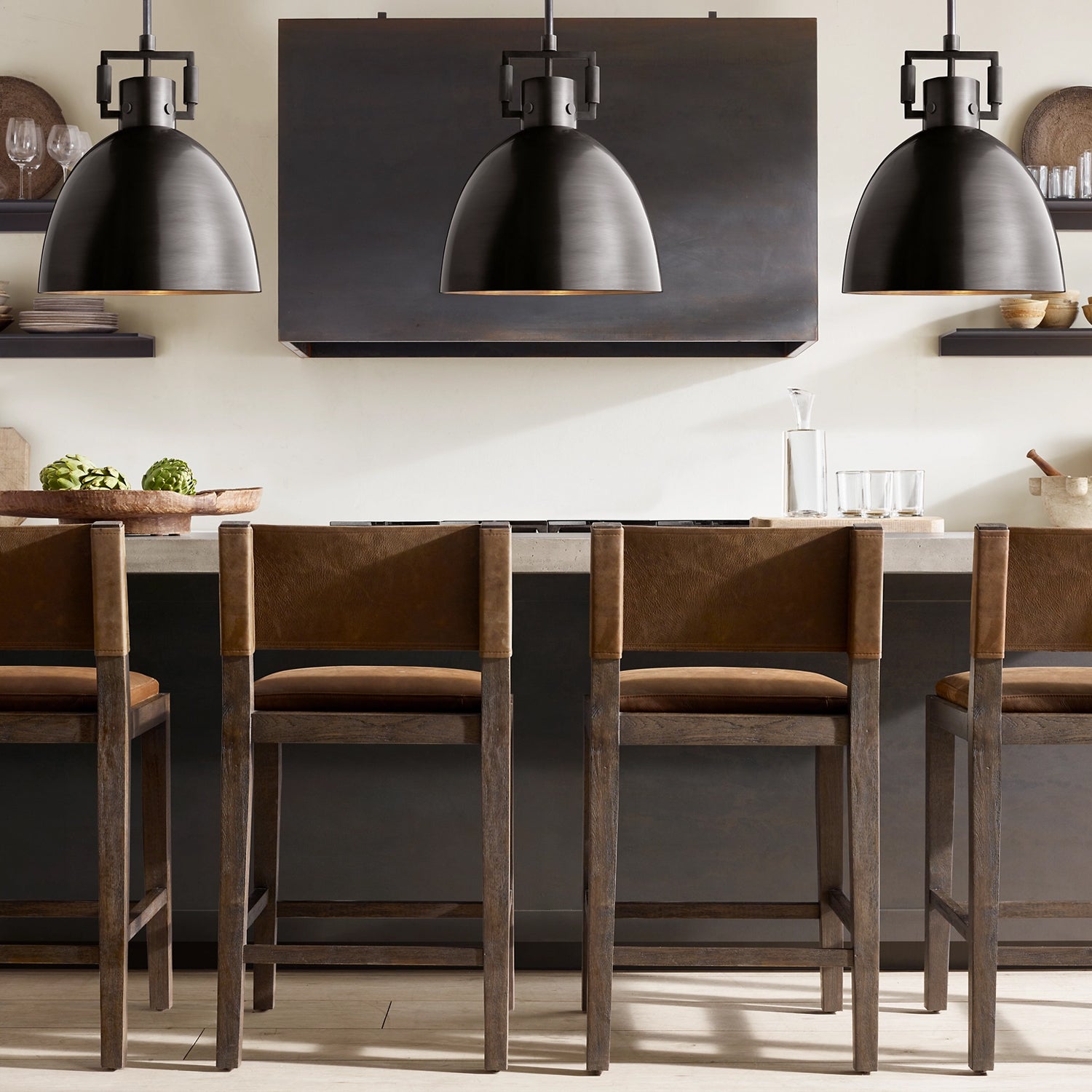 未上传 Machinist Metal Cloche Pendant Light