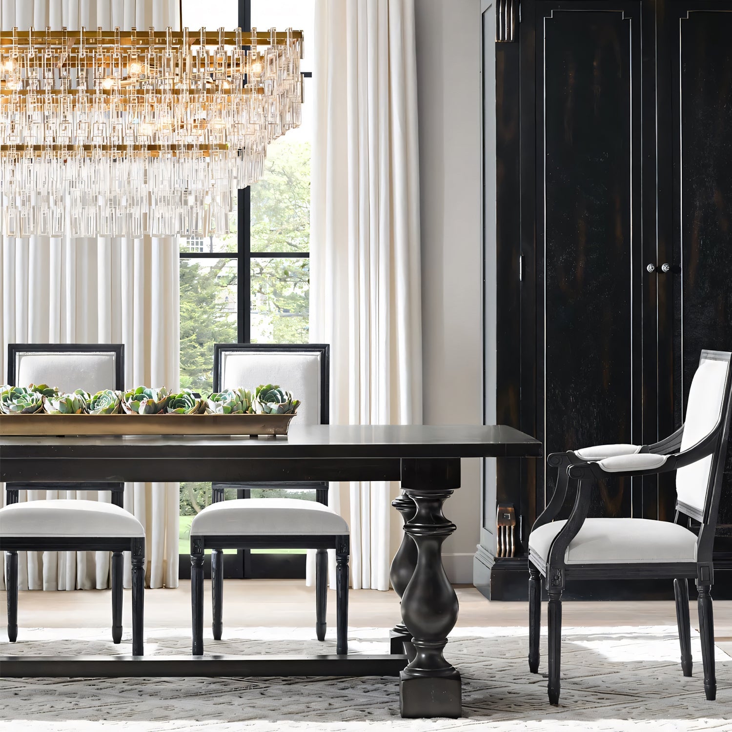 Marignan Tiered Rectangular Chandelier