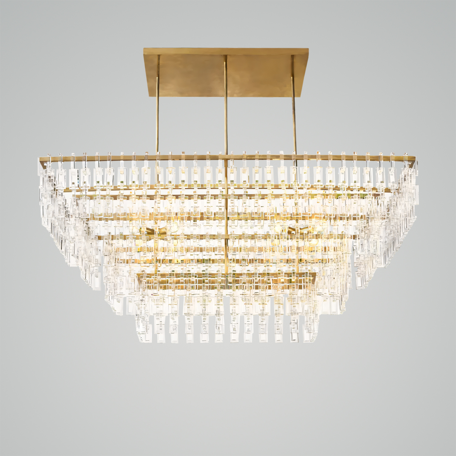 Marignan Tiered Rectangular Chandelier