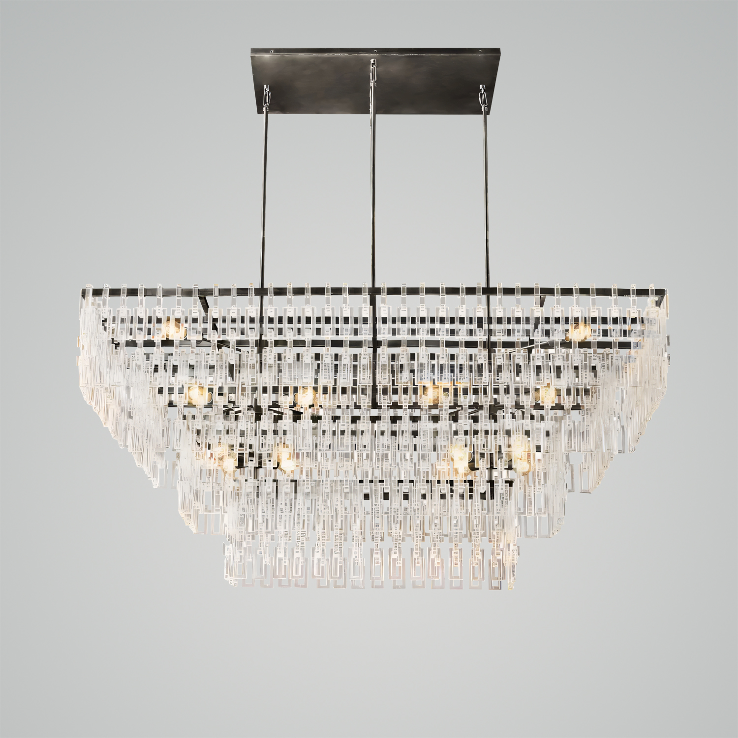 Marignan Tiered Rectangular Chandelier