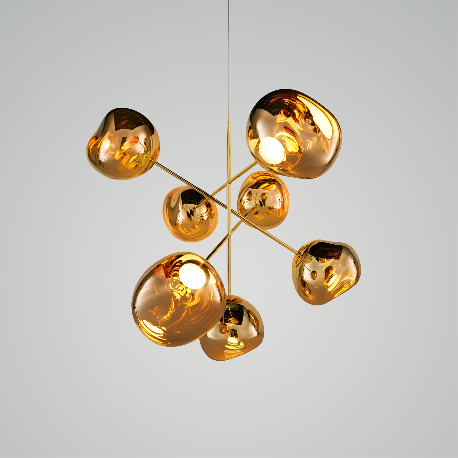 Melt LED Chandelier Chrome Large