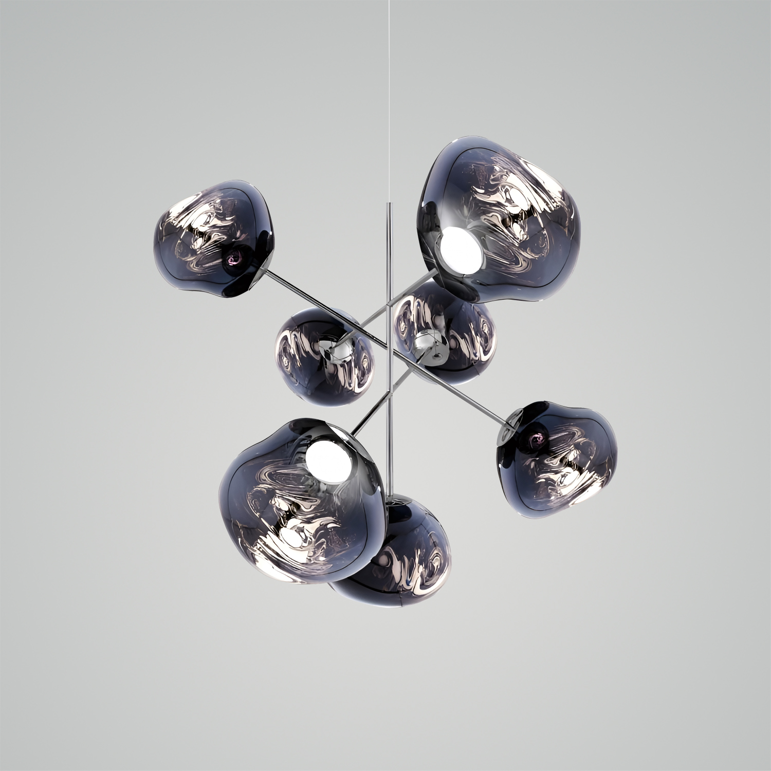 Melt LED Chandelier Chrome Large