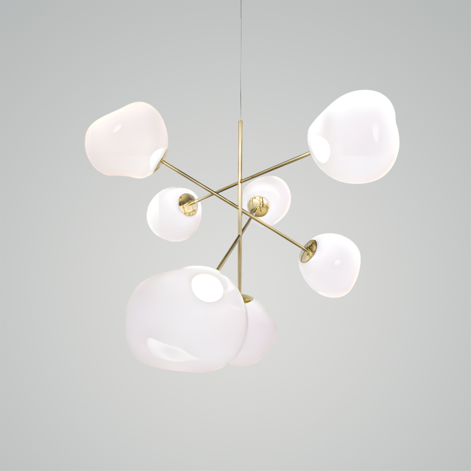 Melt LED Chandelier Chrome Large