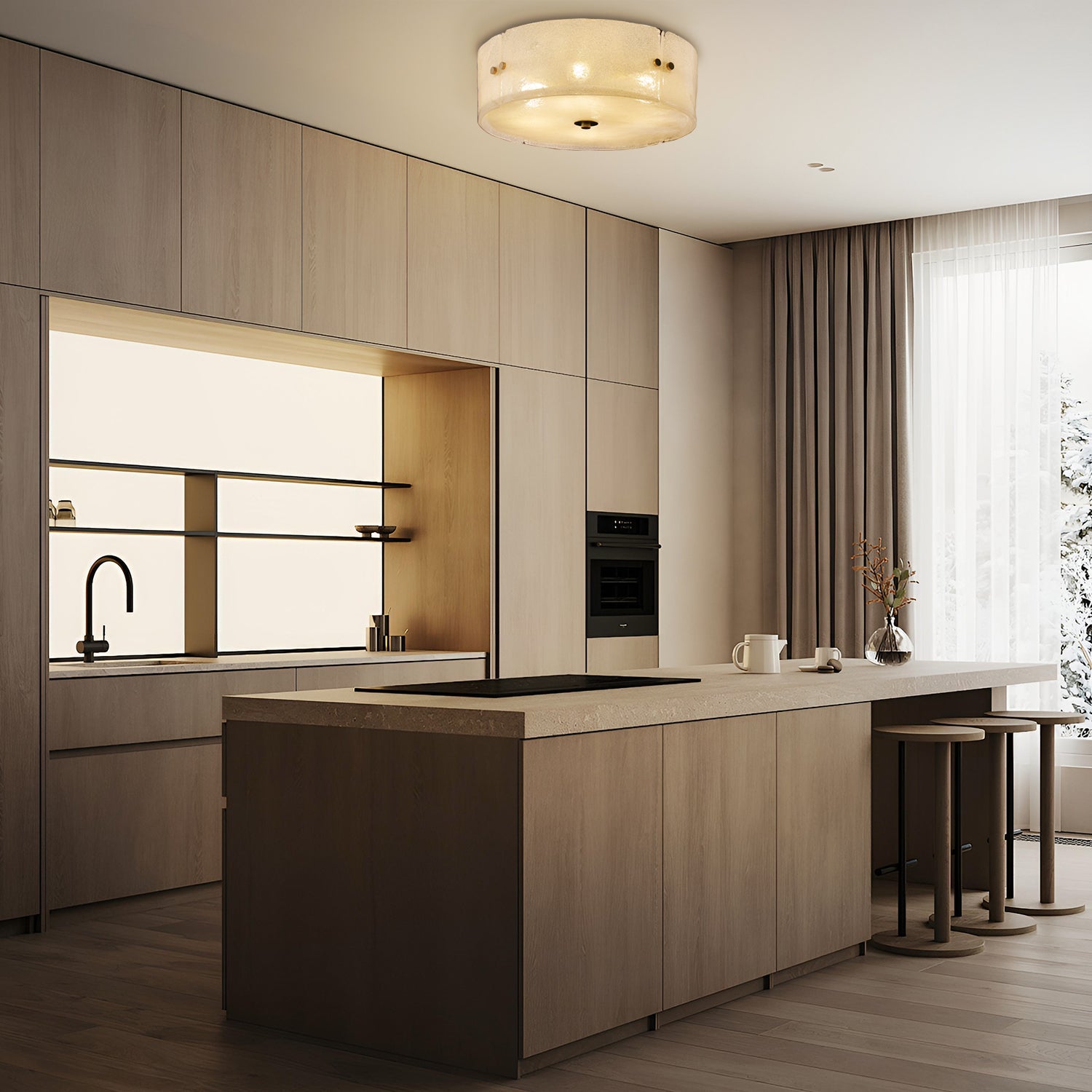 Modern_Antique_Brass_Textured_Glass_Ceiling_Light_Arteriors_03