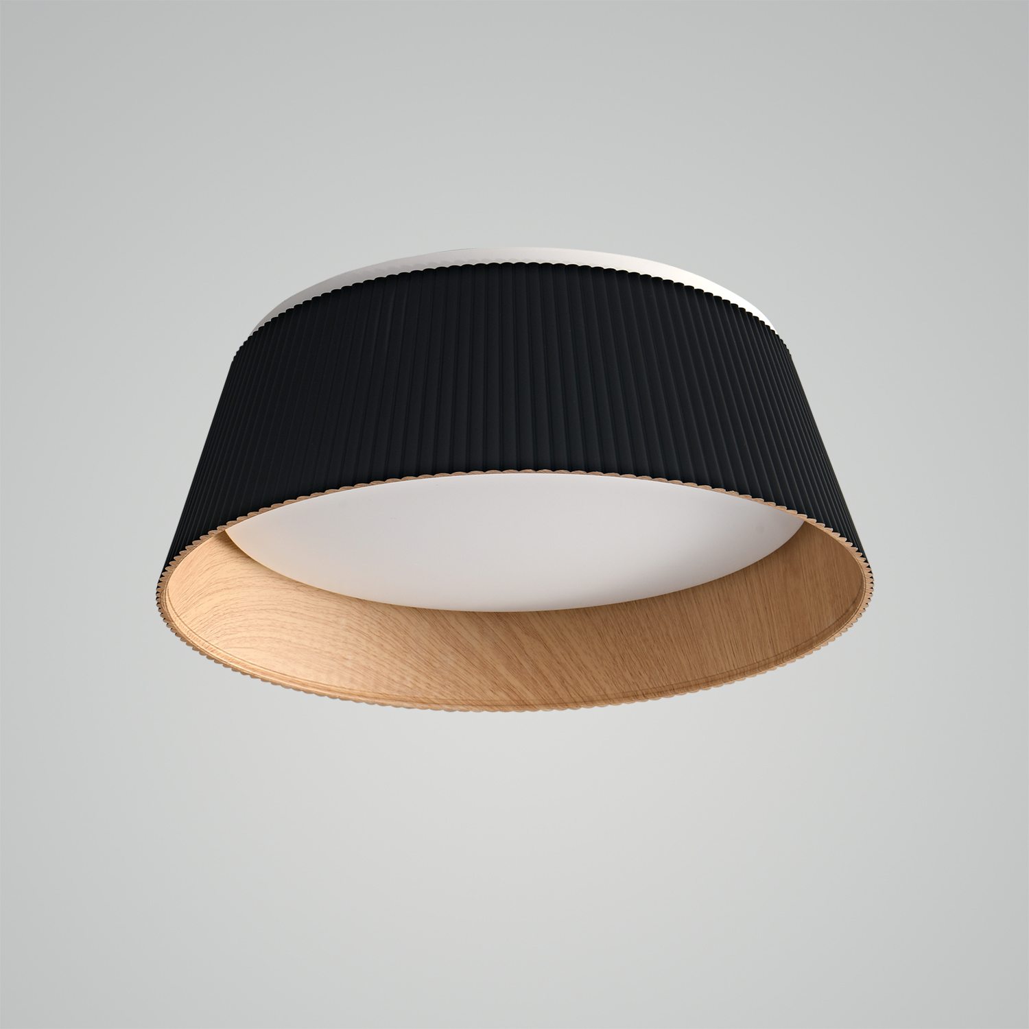 Modern Ribbed Ceiling Light