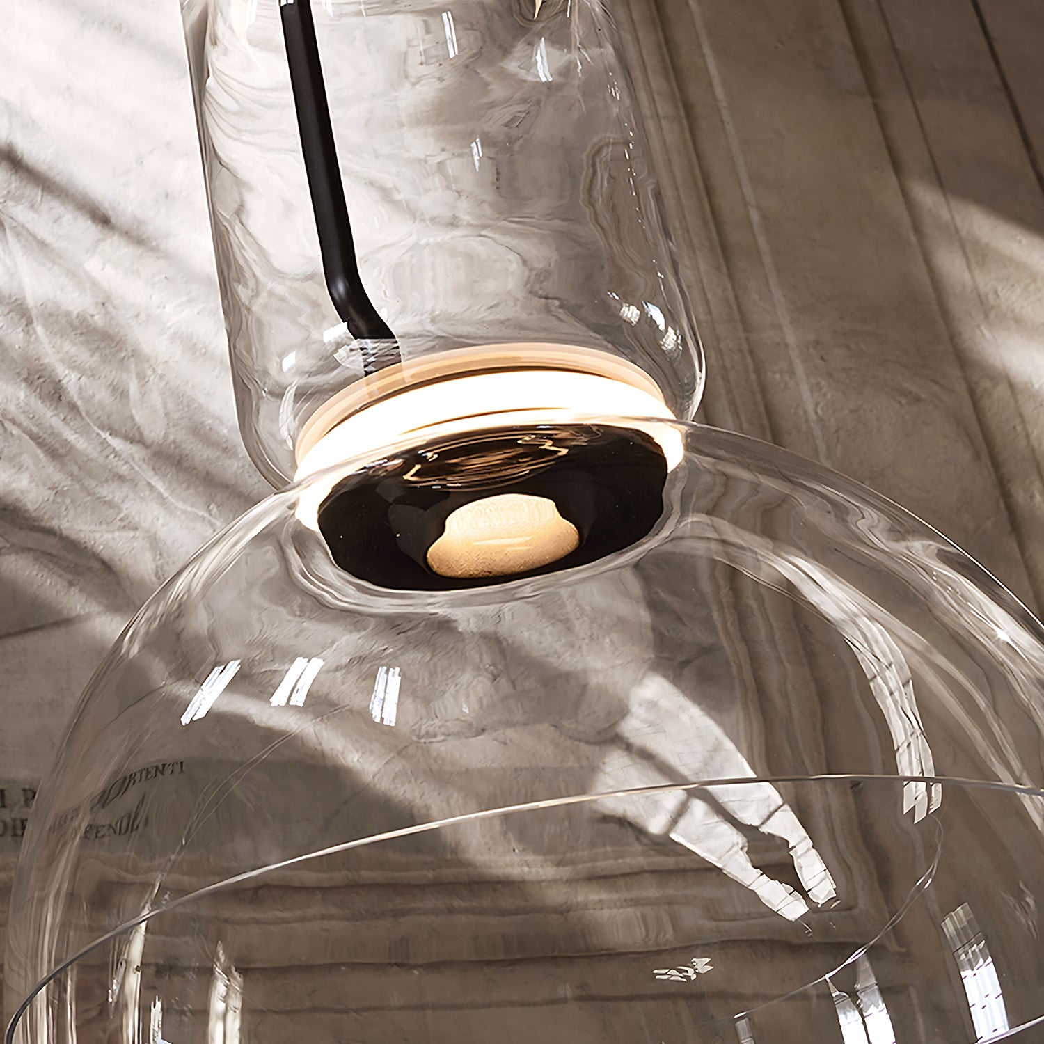 Noctambule Suspension Bowl Pendant Light