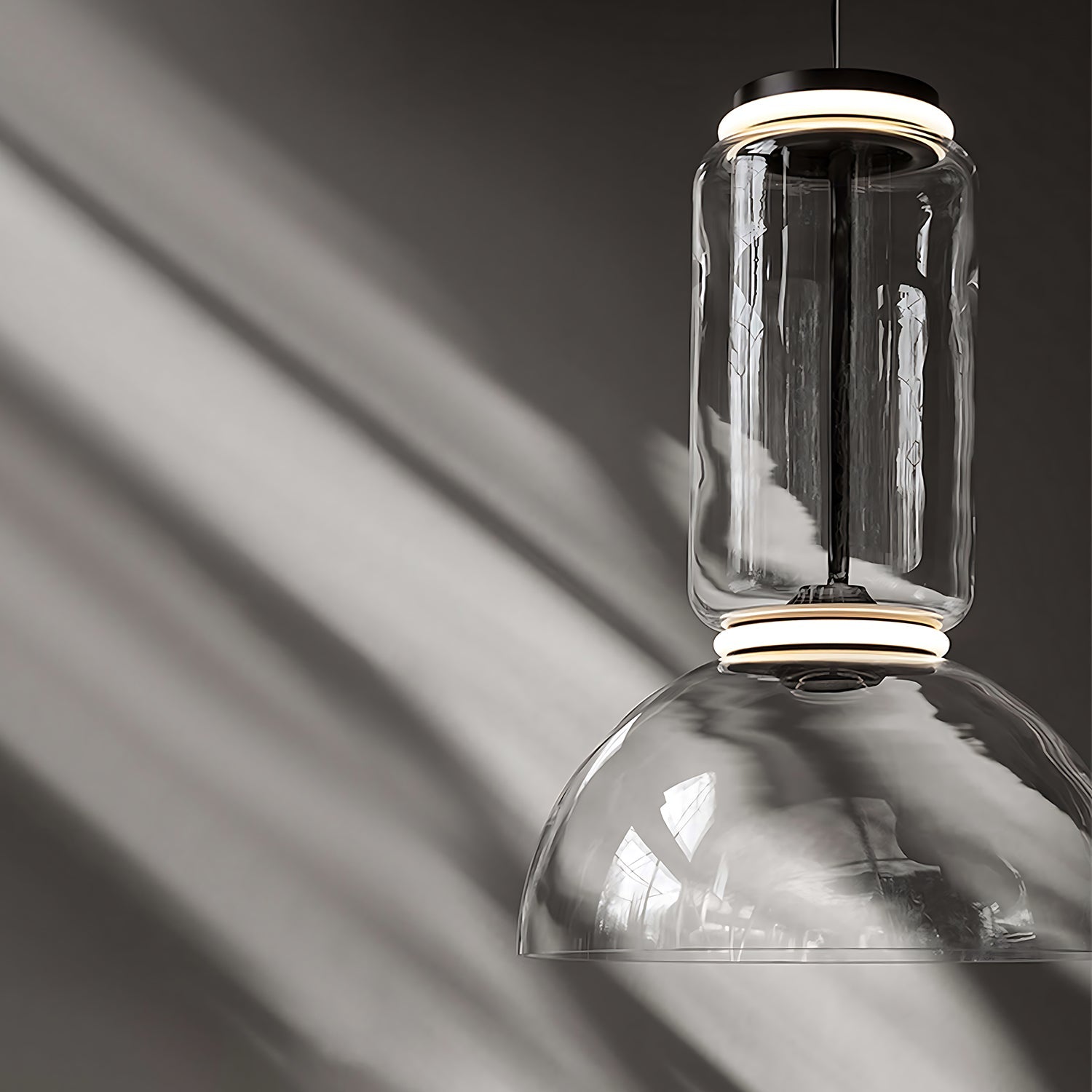 Noctambule Suspension Bowl Pendant Light