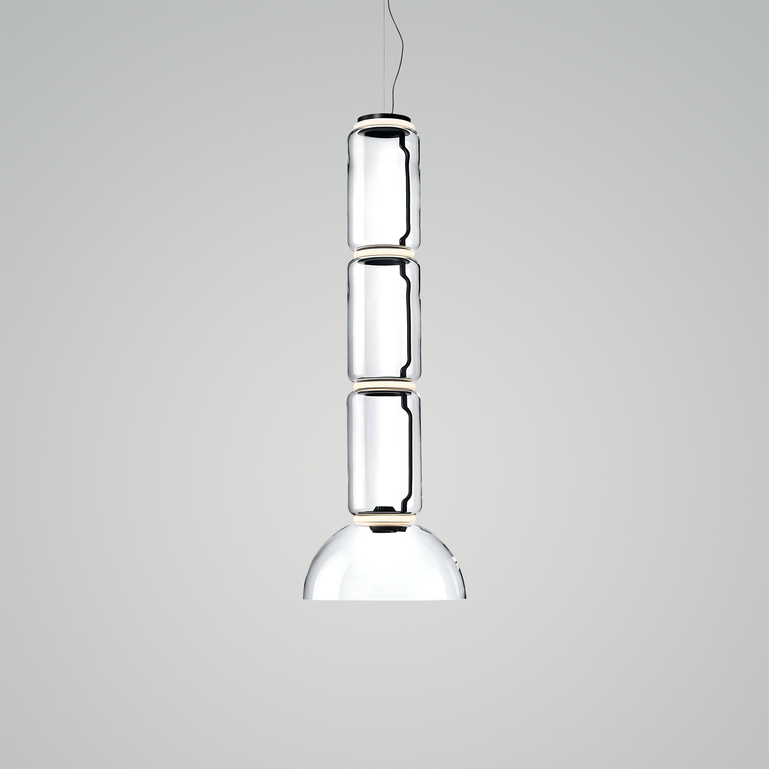 Noctambule Suspension Bowl Pendant Light