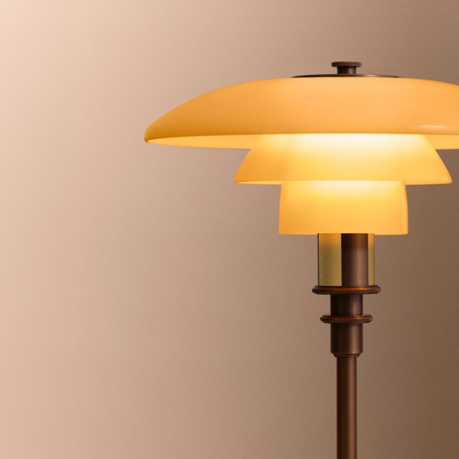 PH 2/1 Aged Brass Table Lamp