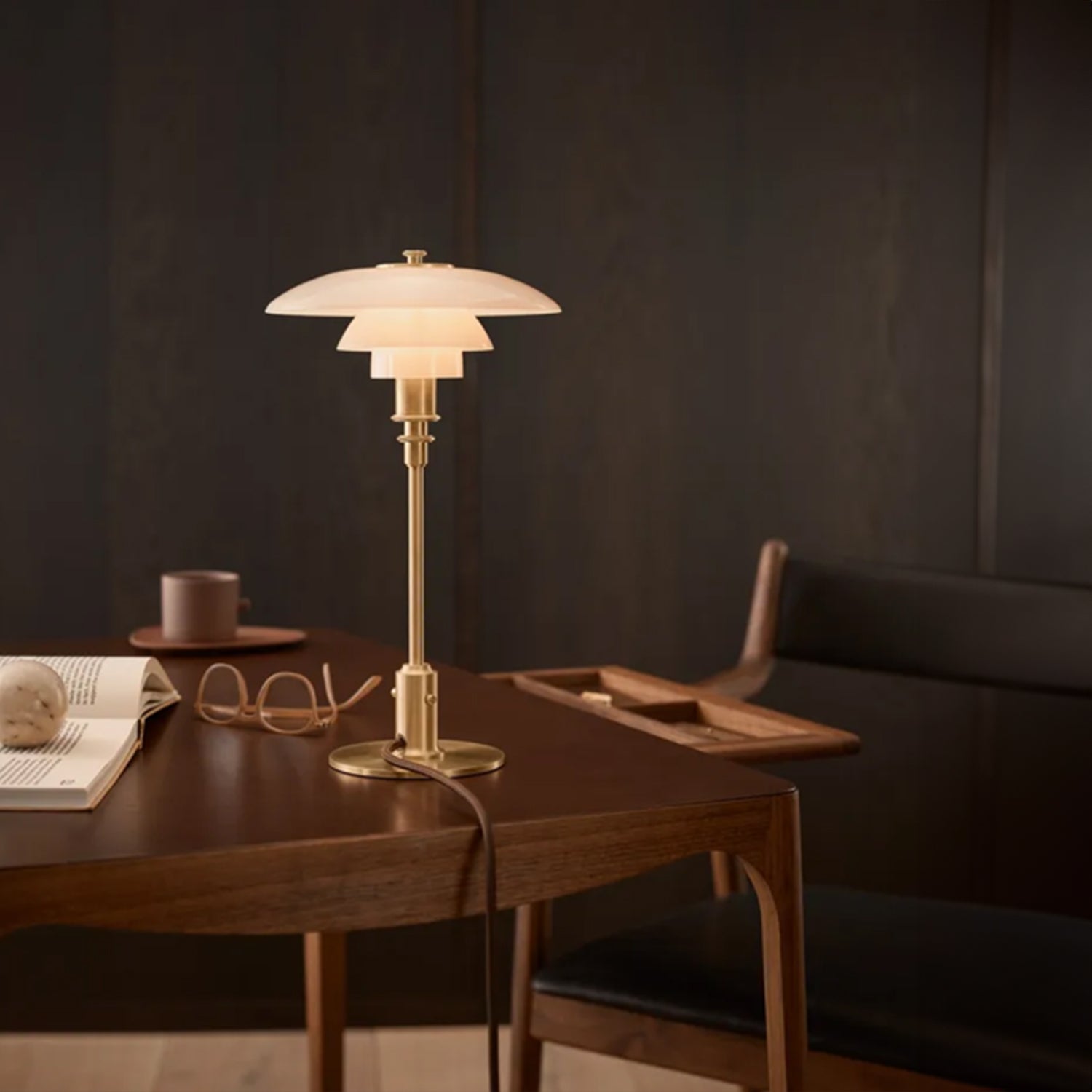 PH 2/1 Aged Brass Table Lamp