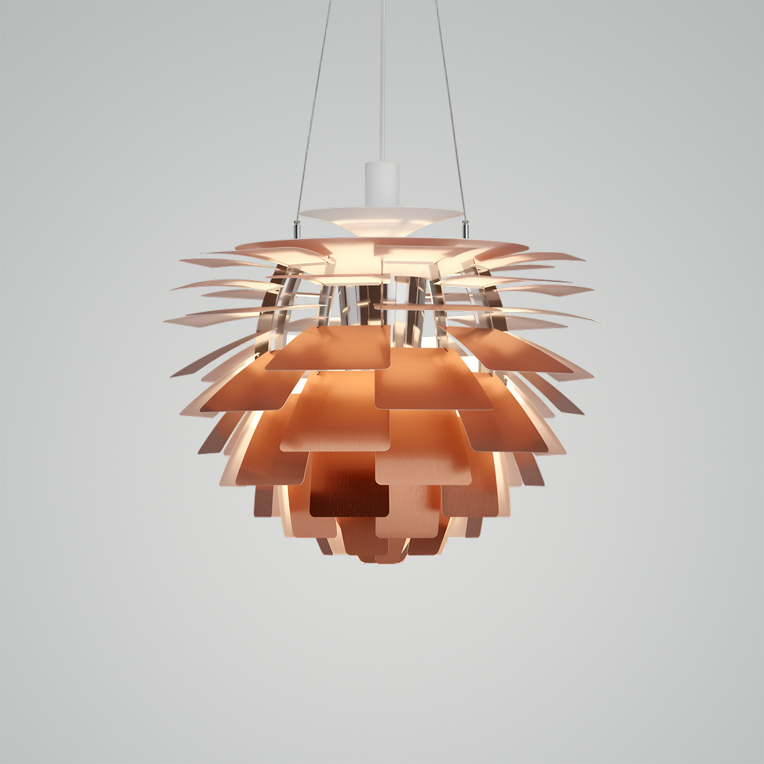 PH Artichoke Copper Pendant Light