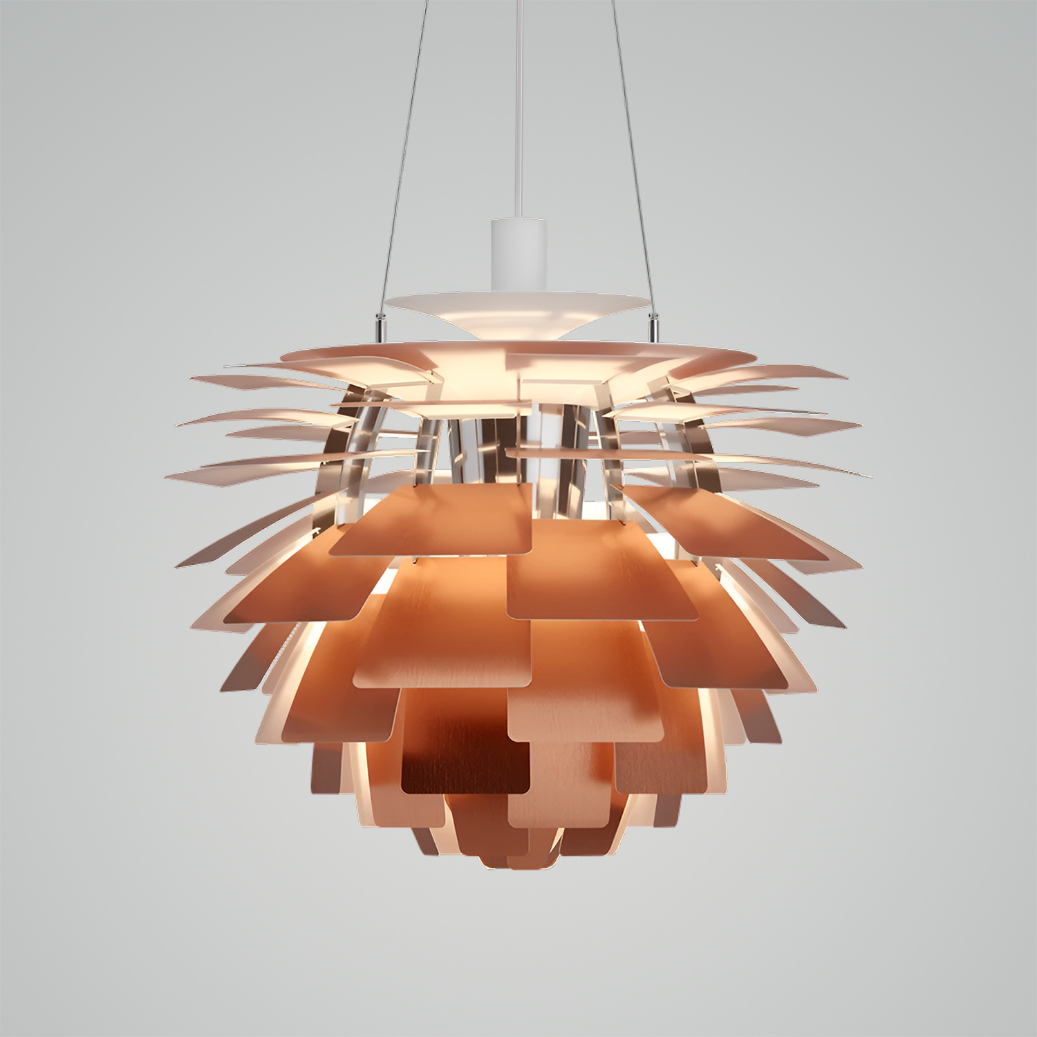 PH Artichoke Copper Pendant Light