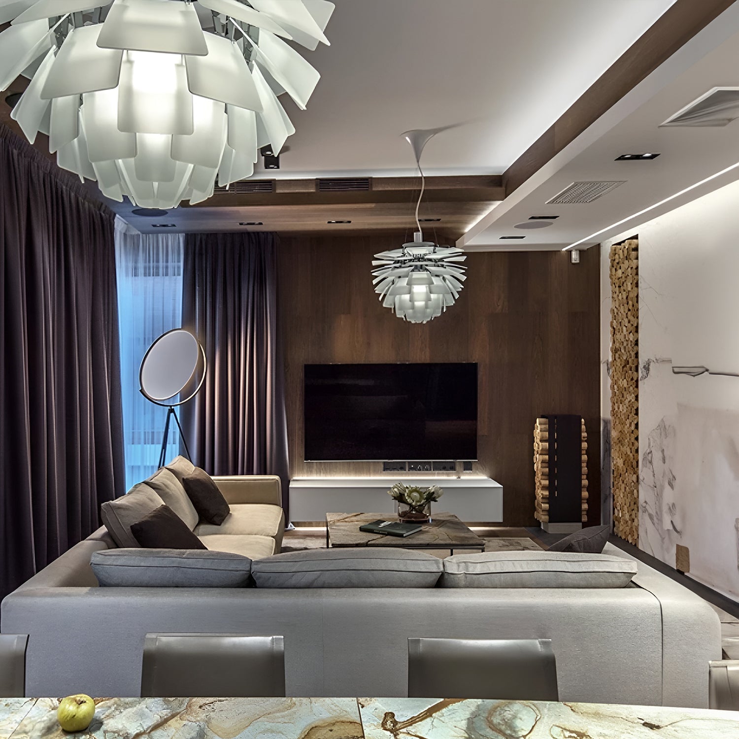 PH Artichoke Glass Pendant Light