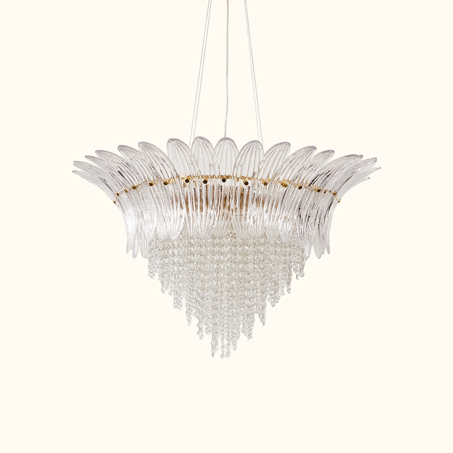 Palmette Crystal Chandelier
