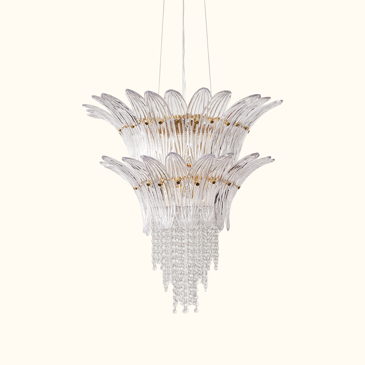 Palmette Crystal Chandelier