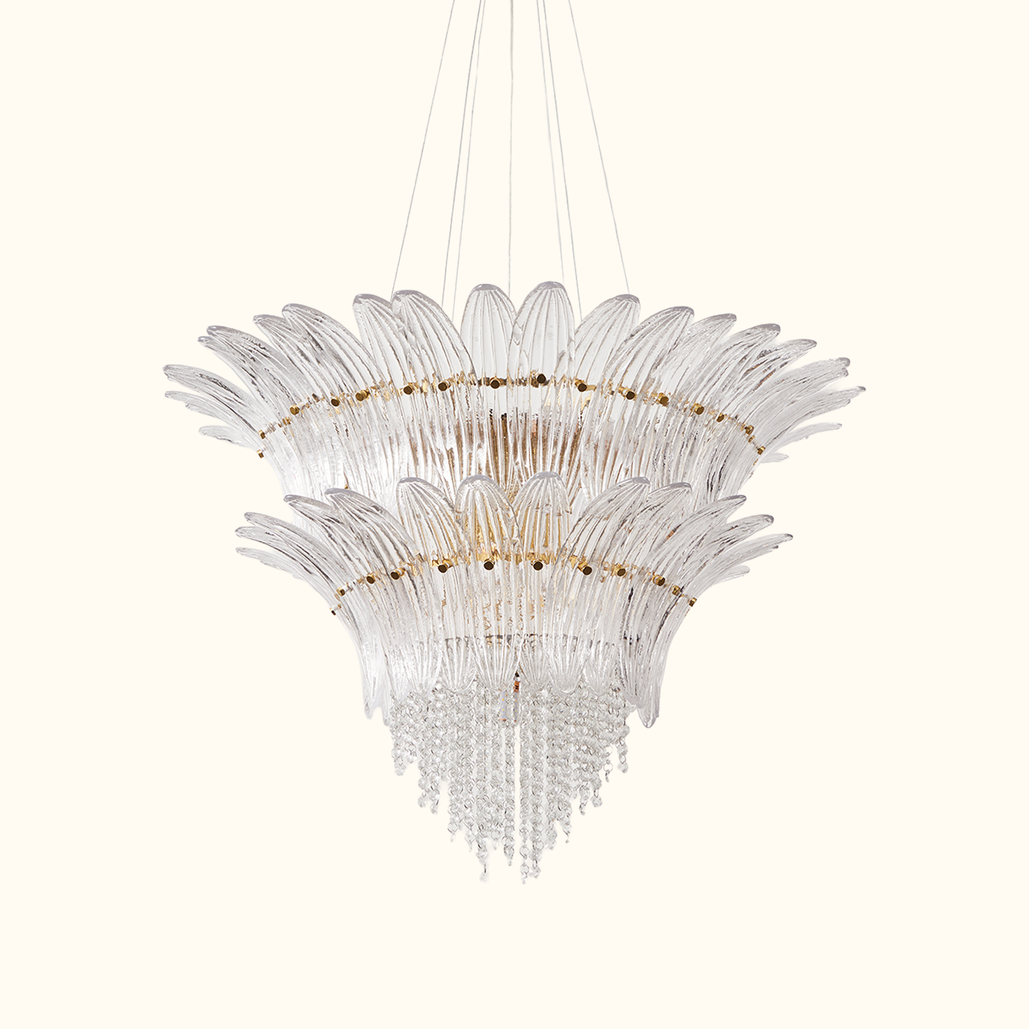 Palmette Crystal Chandelier