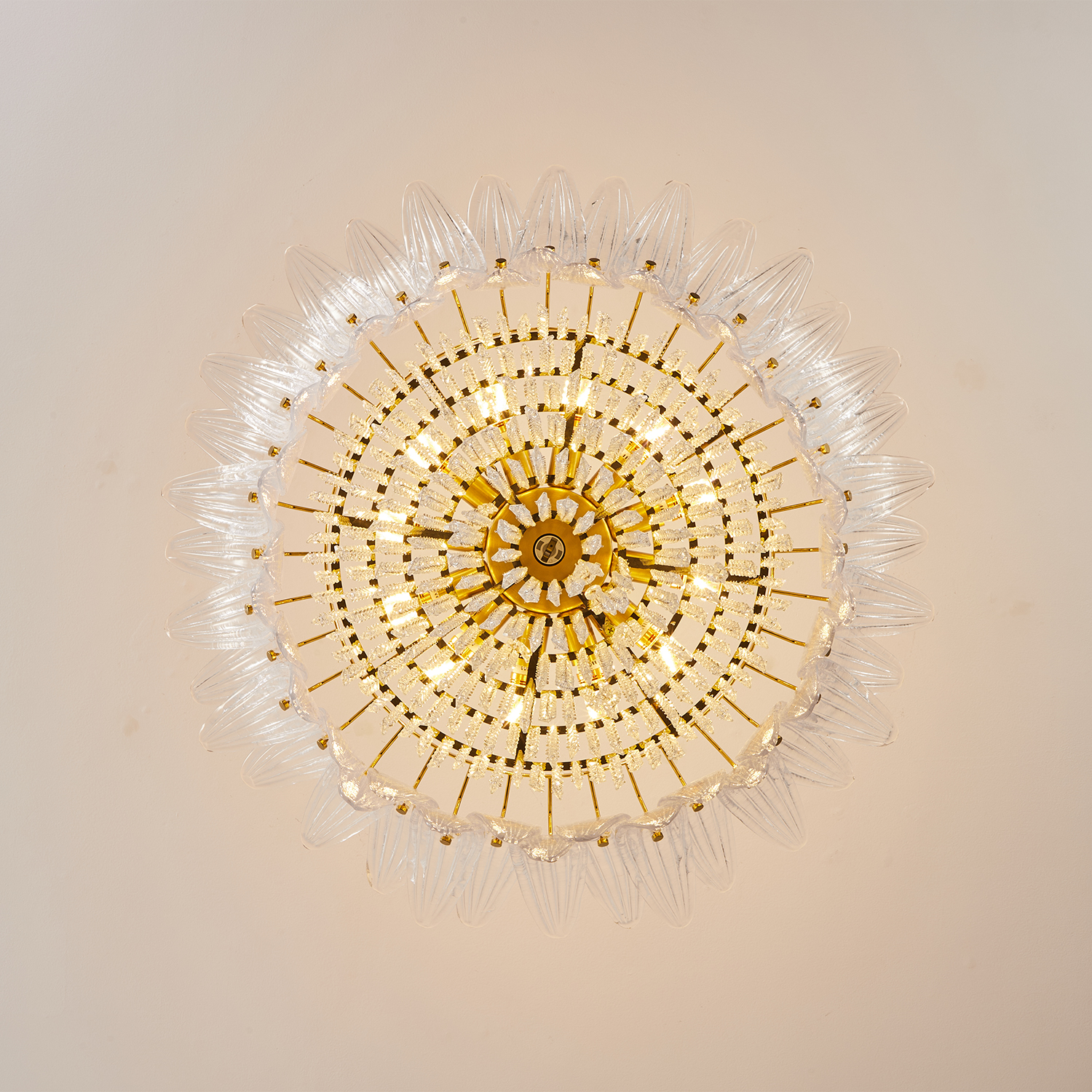Palmette Crystal Chandelier