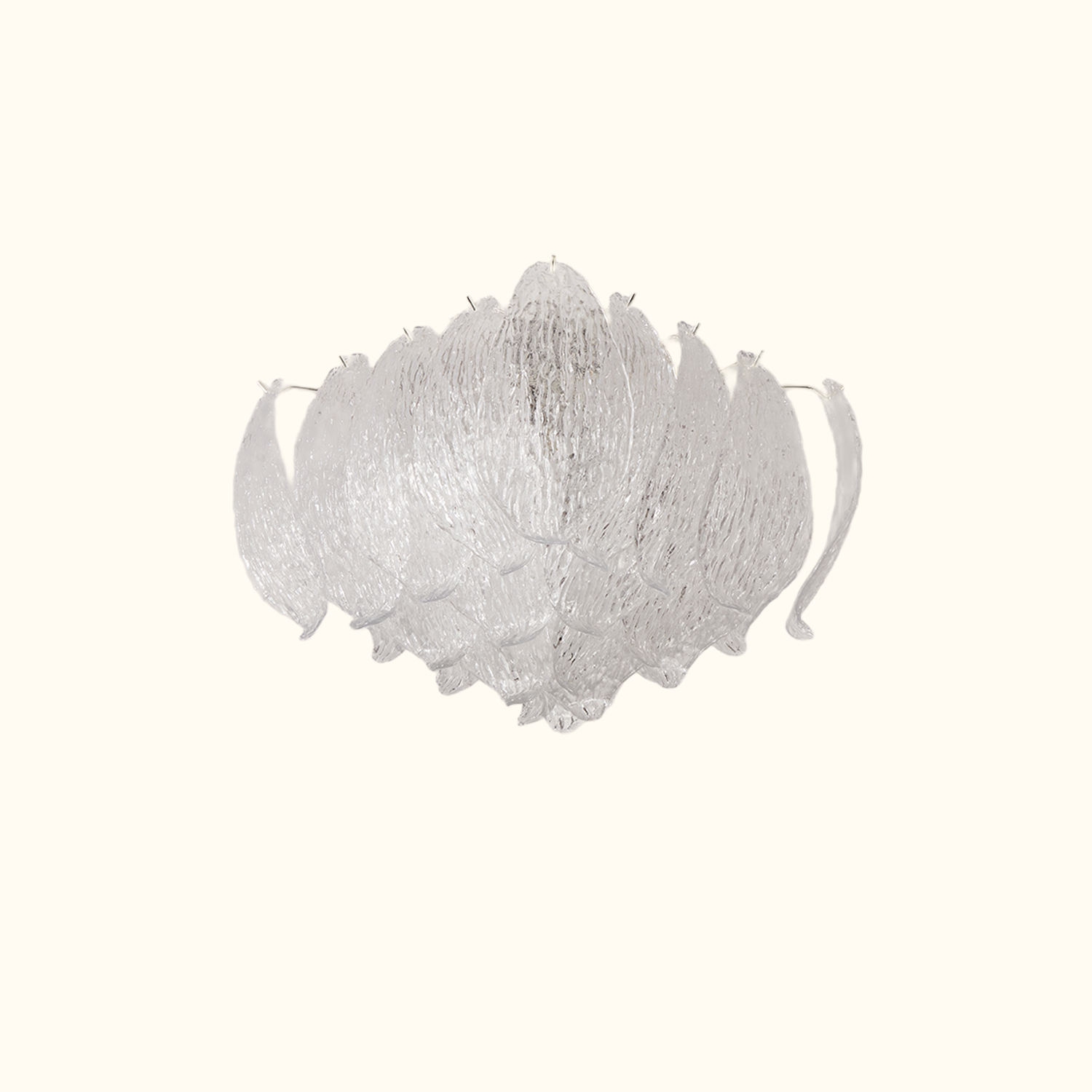Petalia Murano Glass Leaf Ceiling Light