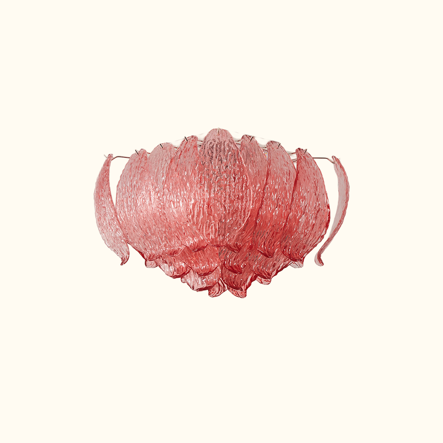 Petalia Murano Glass Leaf Ceiling Light