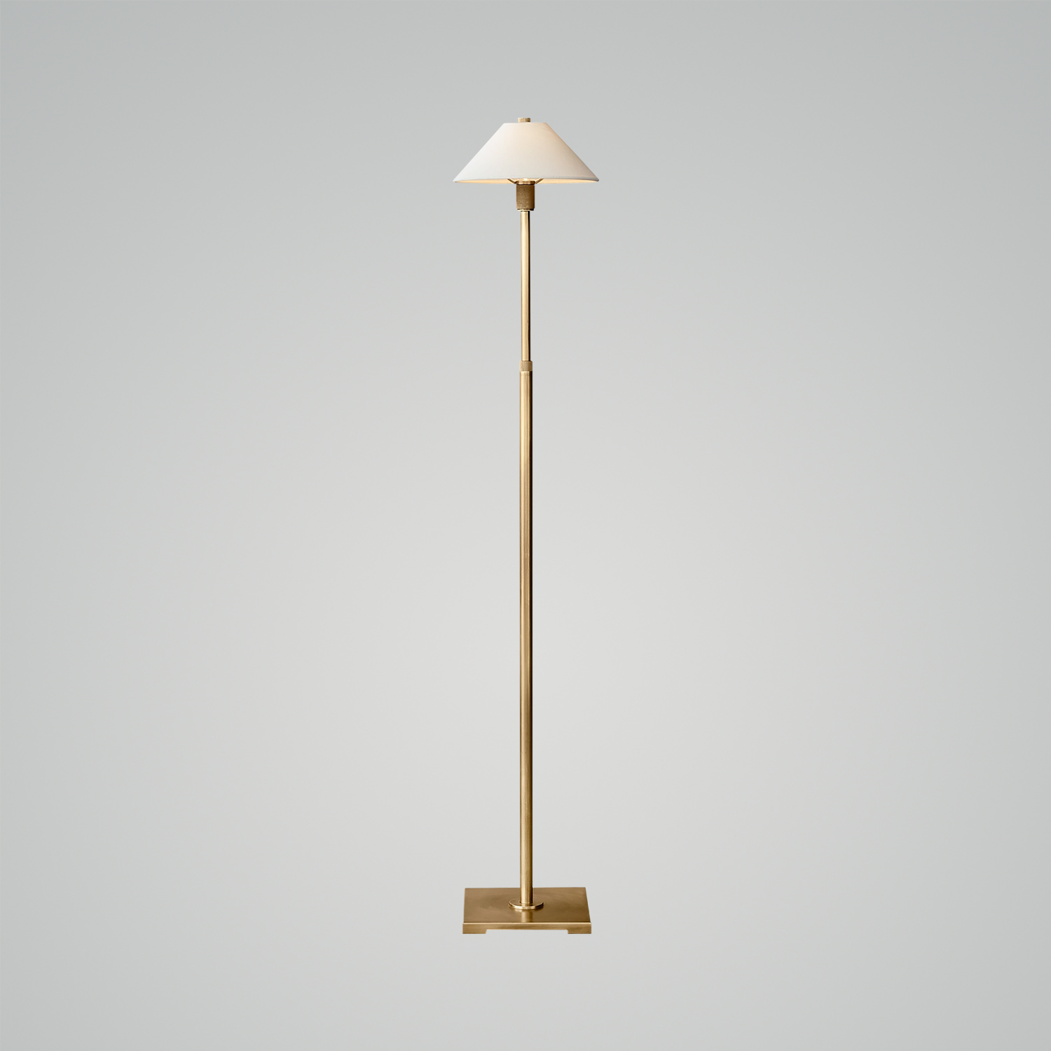 未上传 Pyramid Linen Shade Telescoping Floor Lamp