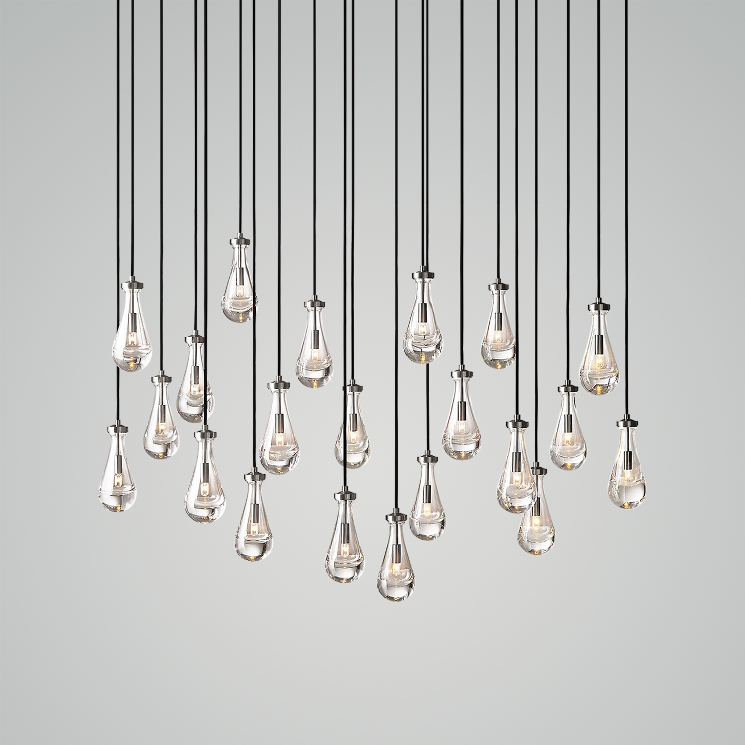 Rain Rectangular Chandelier
