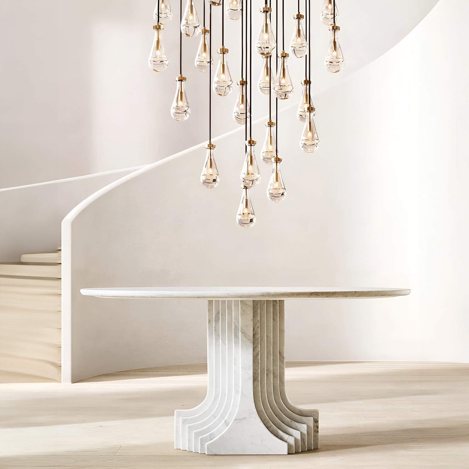 Rain Round Chandelier