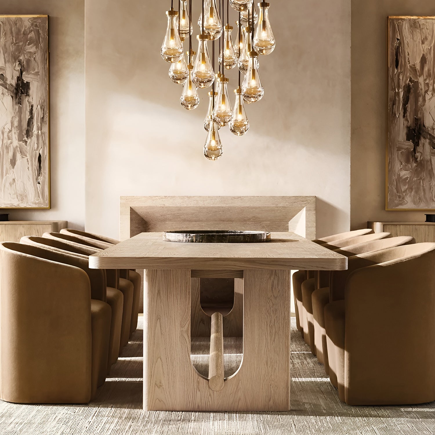 Rain Round Chandelier