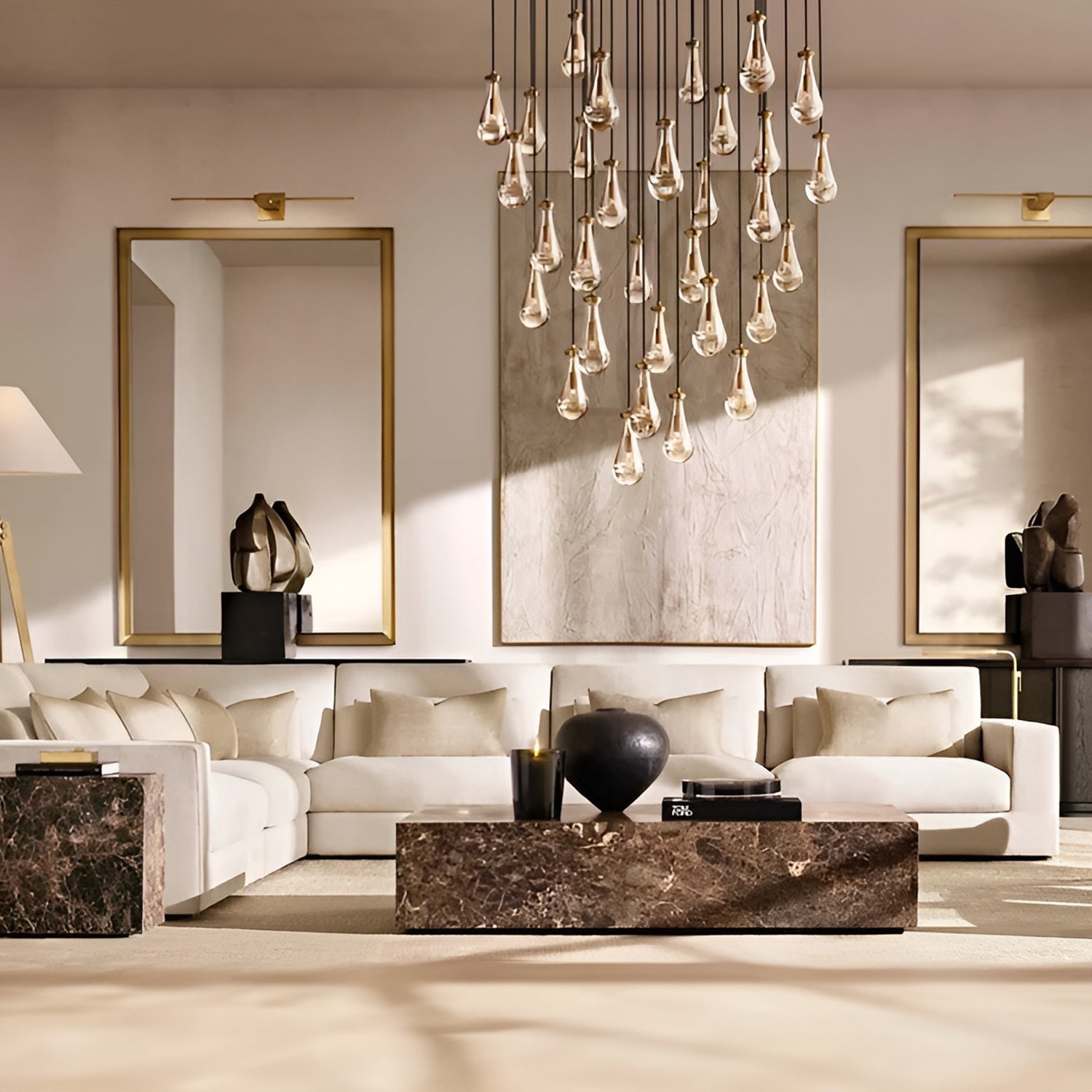 Rain Round Chandelier