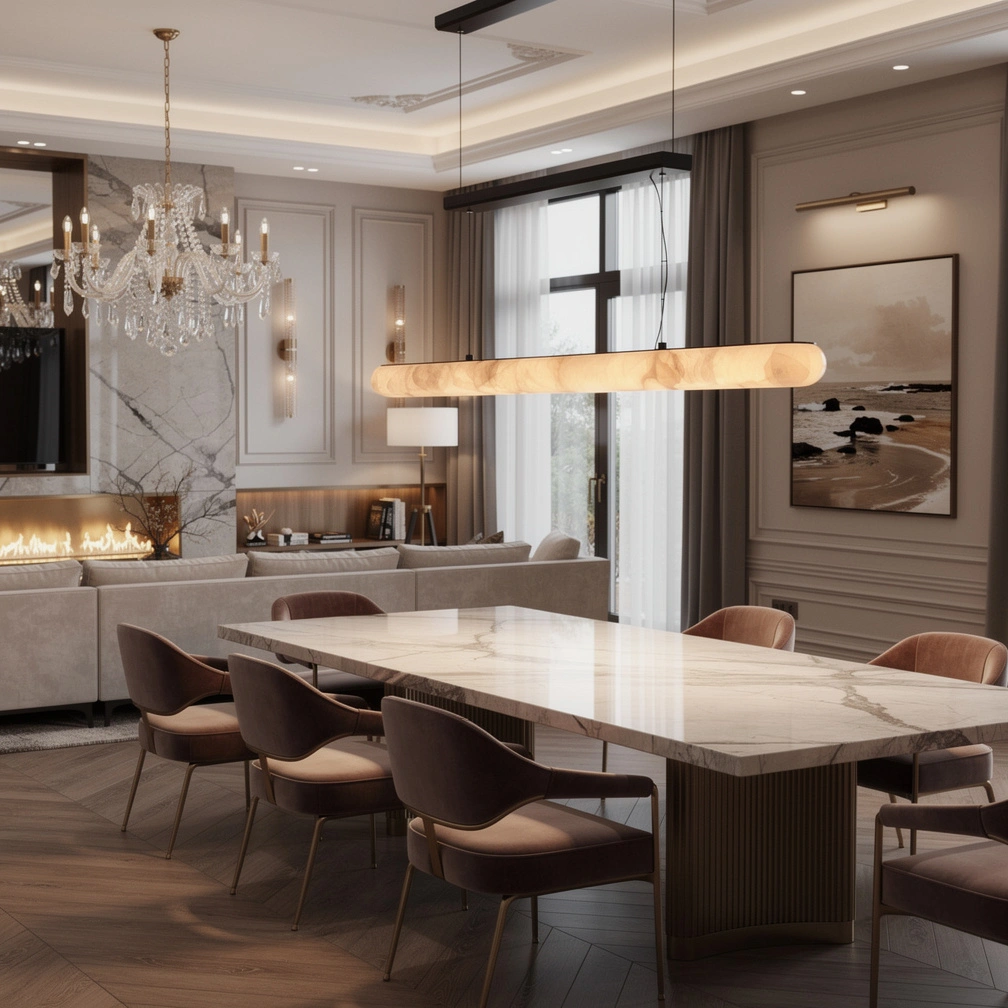 Rivage Lisse Linear Chandelier