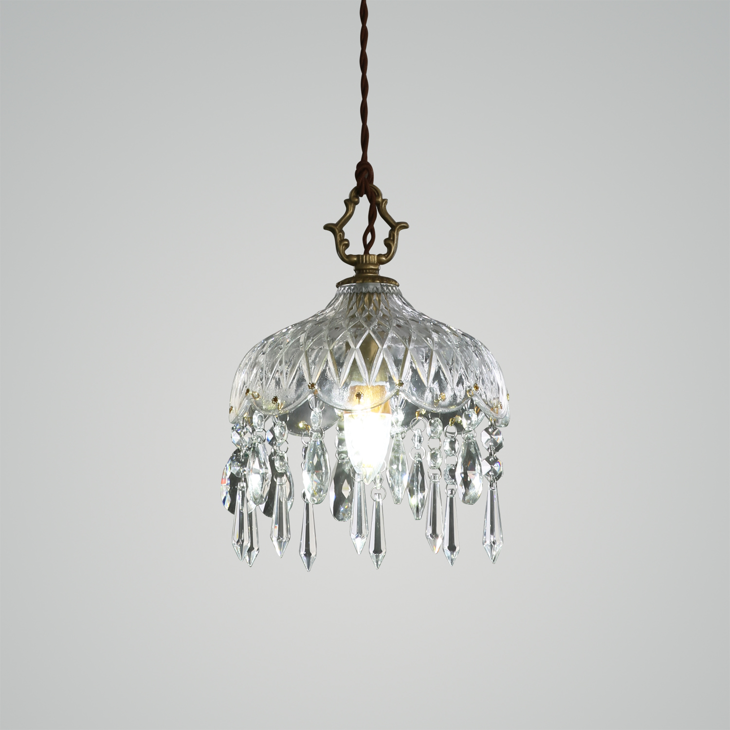 Rococo Crystal Pendant Lamp