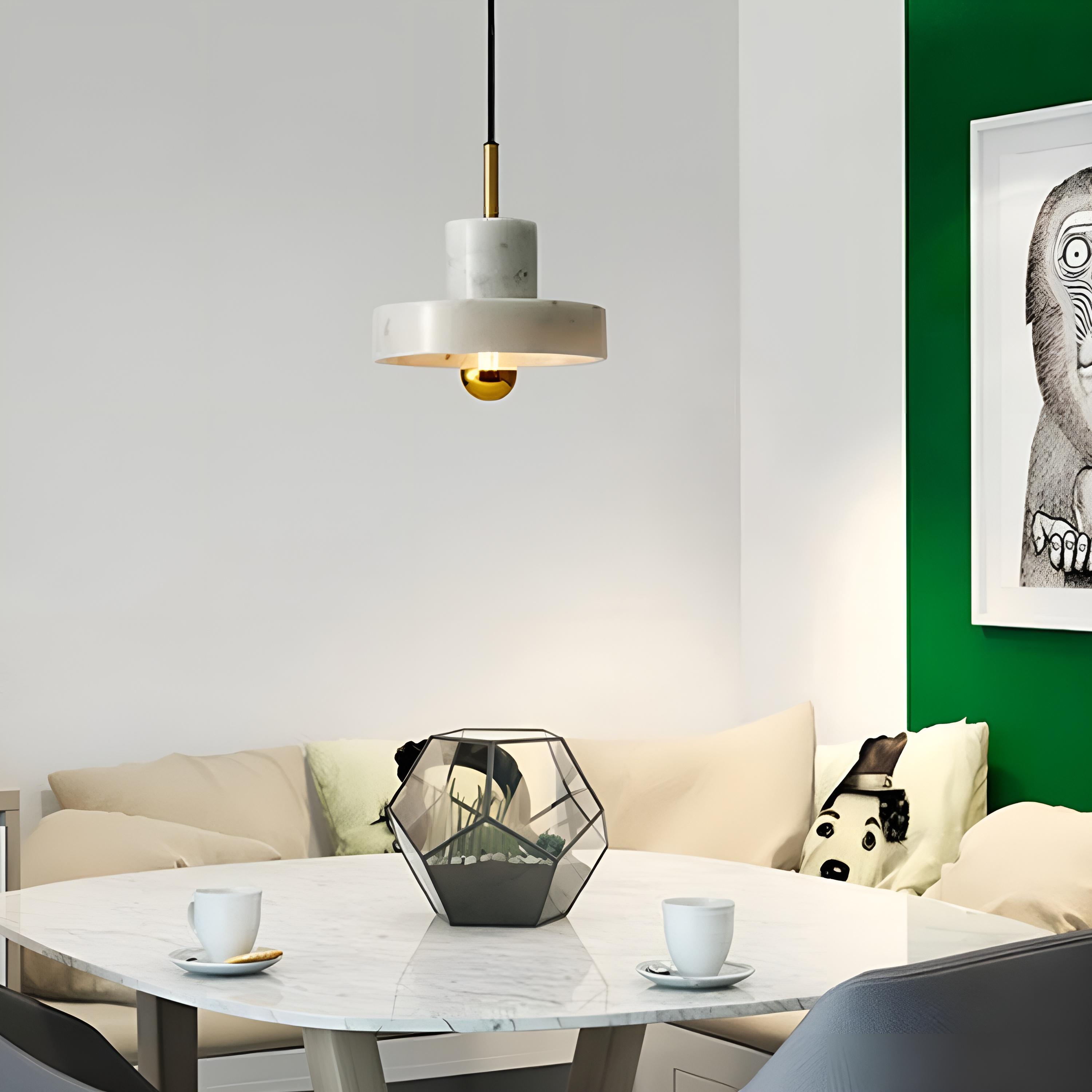 Stone LED Mini Pendant