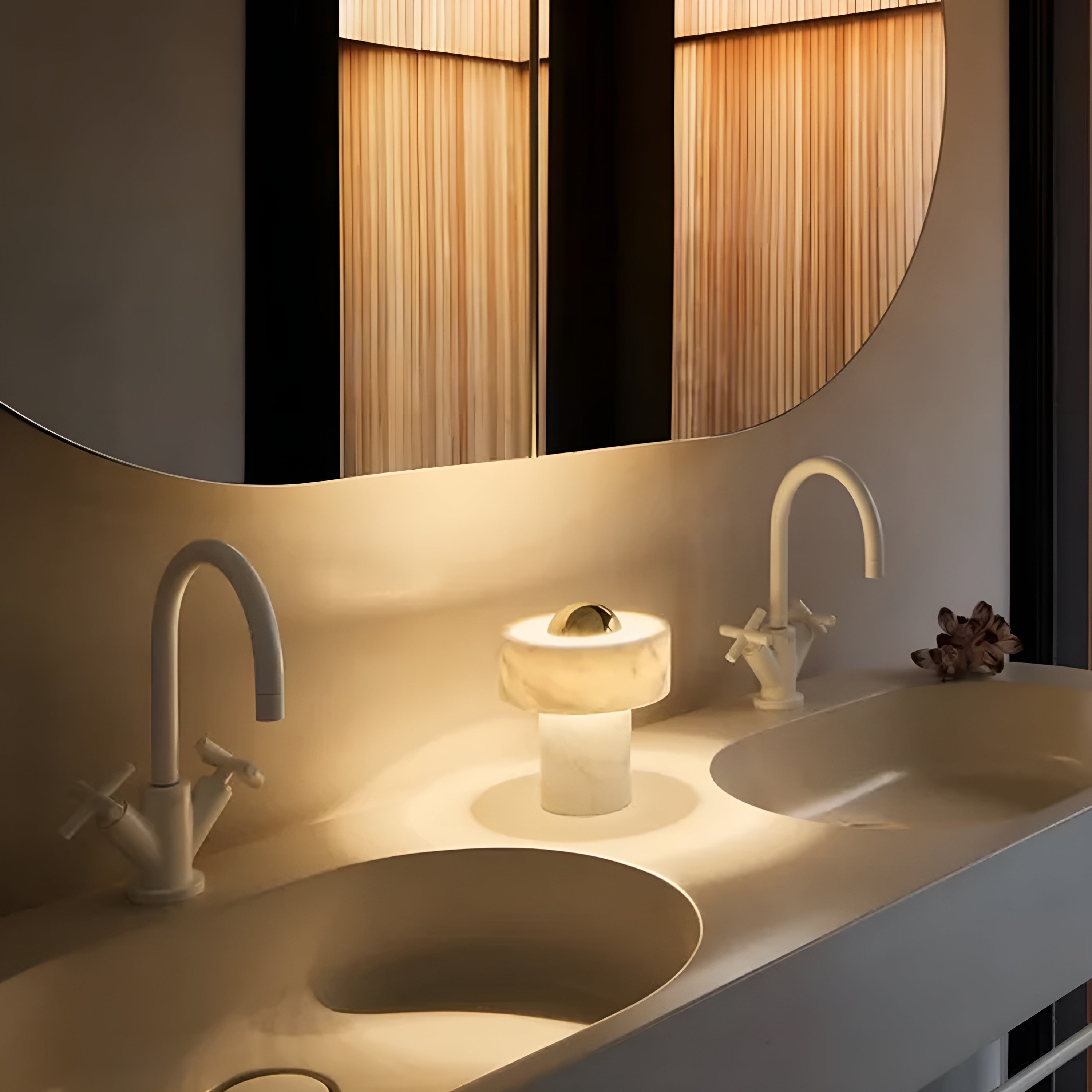 Stone Portable LED Table Lamp