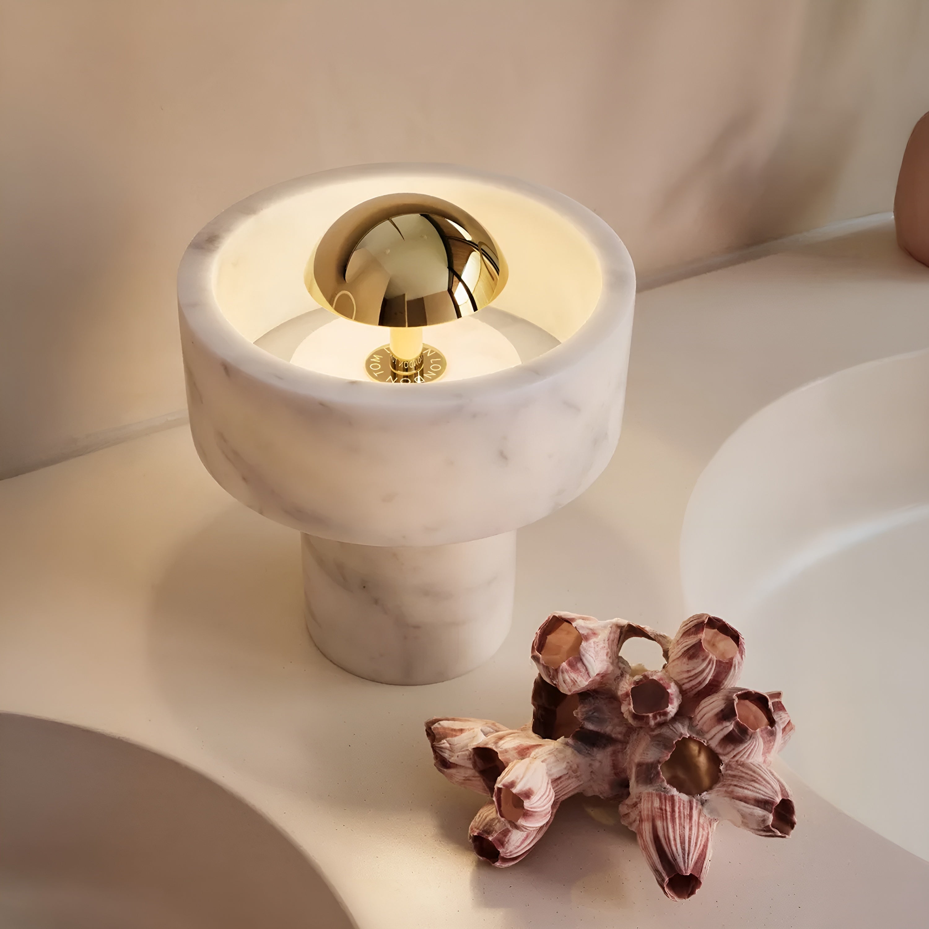 Stone Portable LED Table Lamp