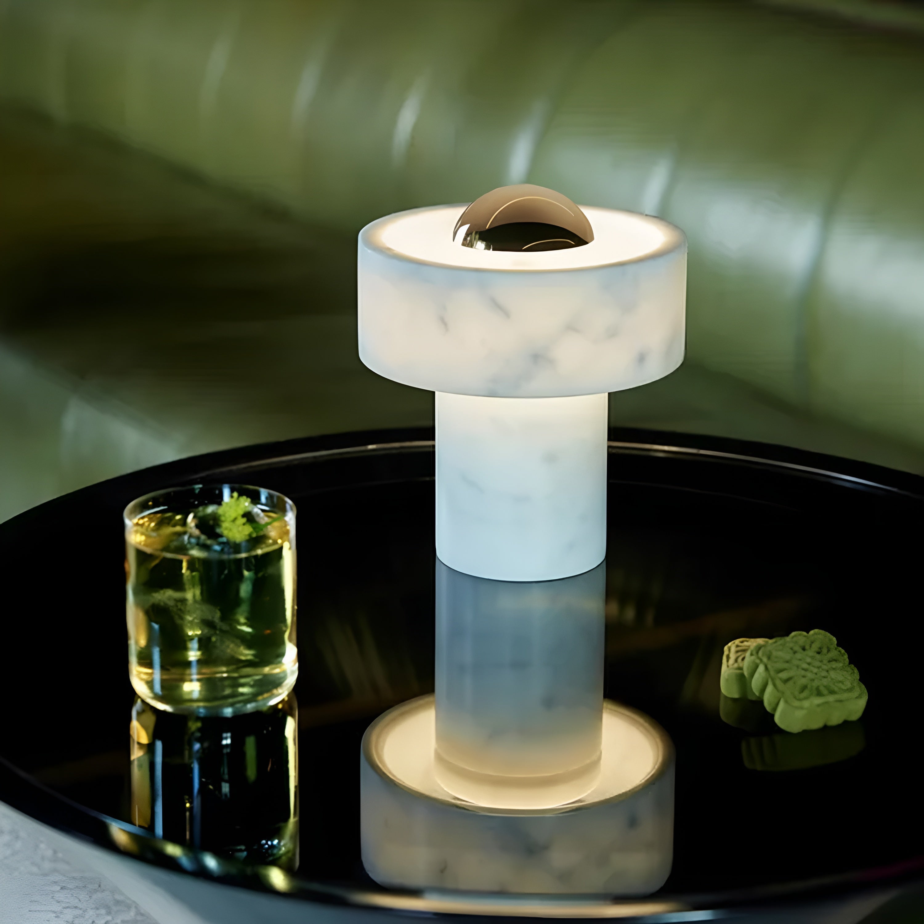 Stone Portable LED Table Lamp