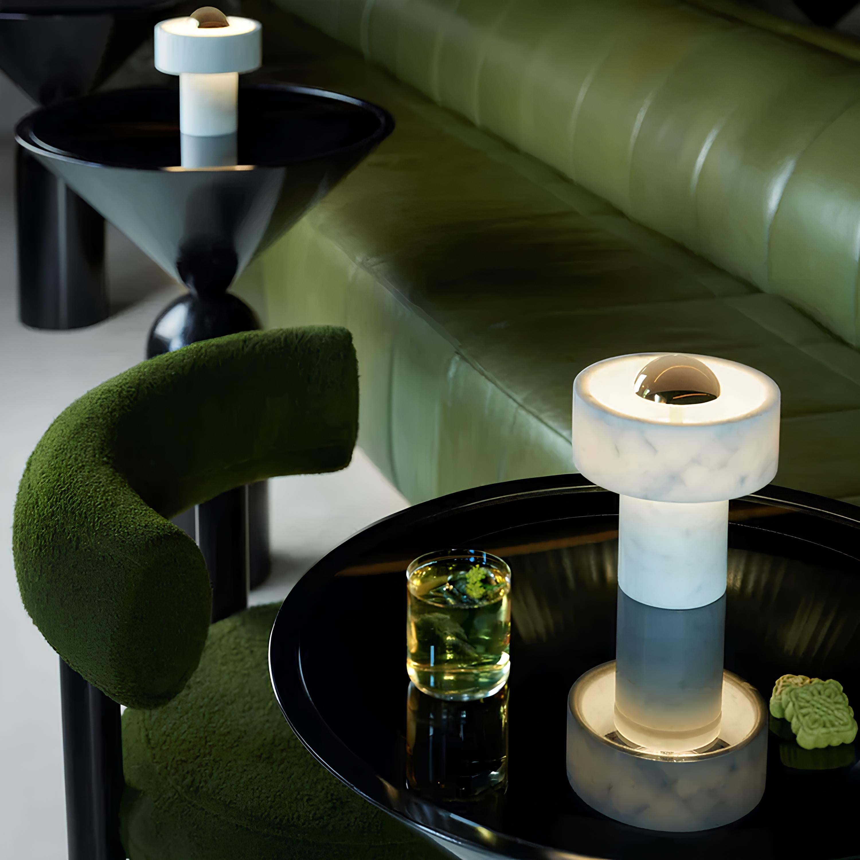 Stone Portable LED Table Lamp