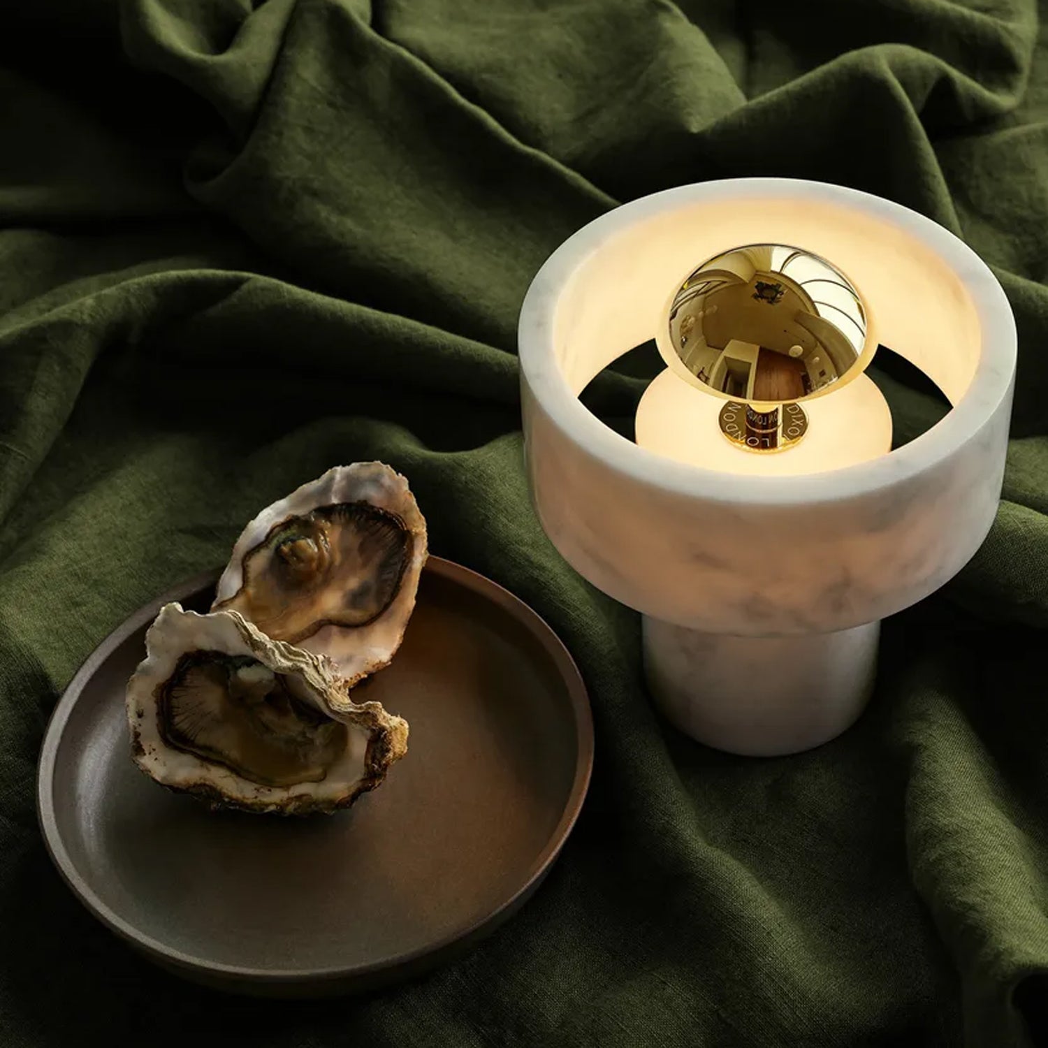 Stone Portable LED Table Lamp