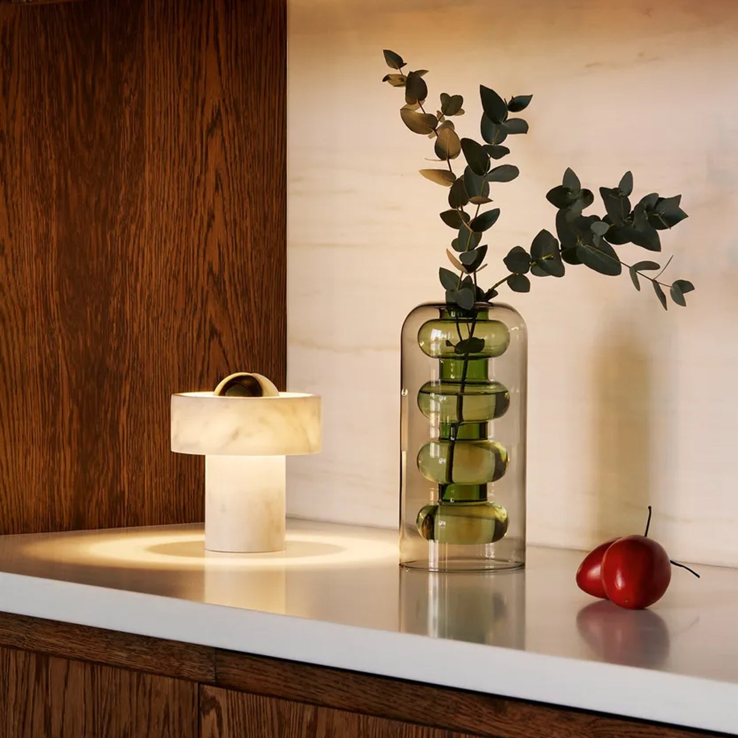 Stone Portable LED Table Lamp